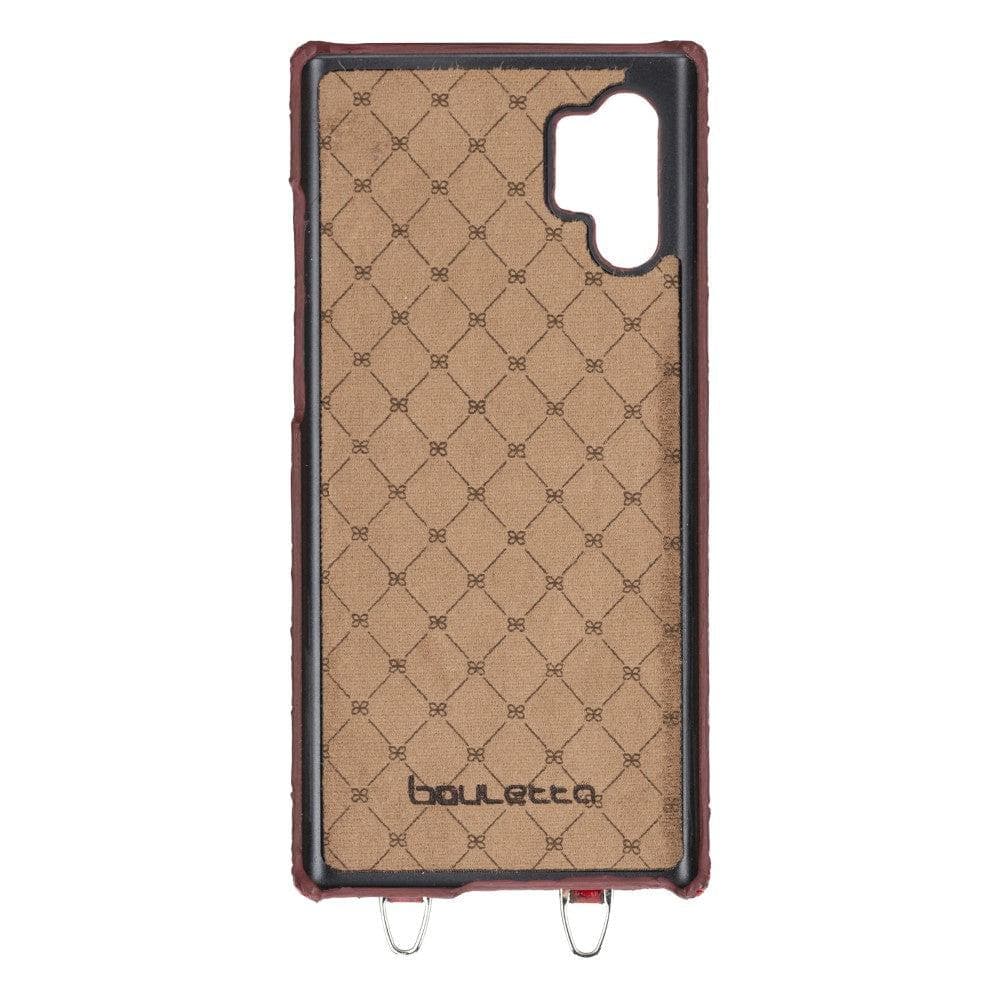 Saff Samsung Galaxy Note 10 Plus Leather Case with Shoulder Strap