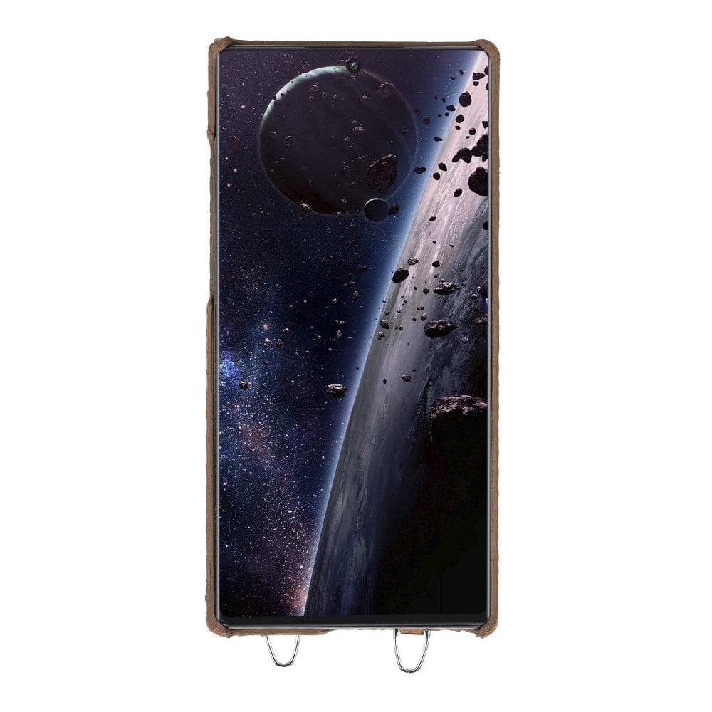 Saff Samsung Galaxy Note 10 Plus Leather Case with Shoulder Strap