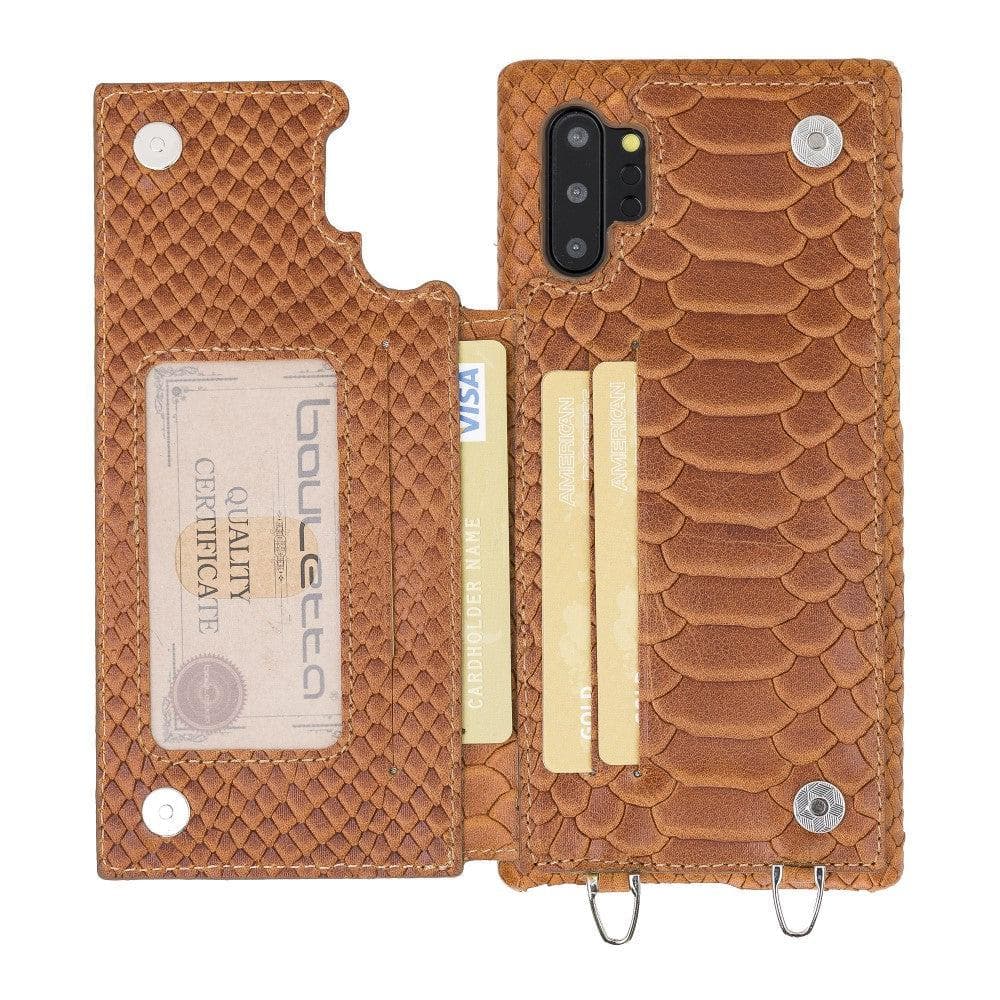 Saff Samsung Galaxy Note 10 Plus Leather Case with Shoulder Strap