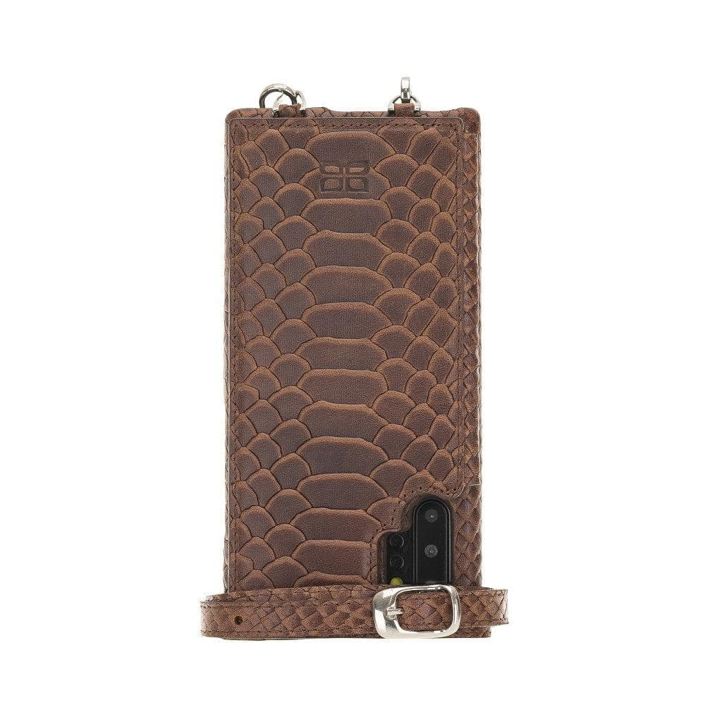 Saff Samsung Galaxy Note 10 Plus Leather Case with Shoulder Strap