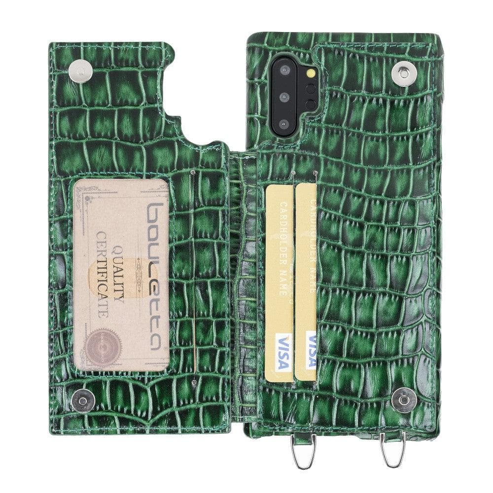 Saff Samsung Galaxy Note 10 Plus Leather Case with Shoulder Strap