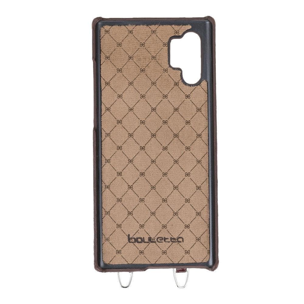 Saff Samsung Galaxy Note 10 Plus Leather Case with Shoulder Strap