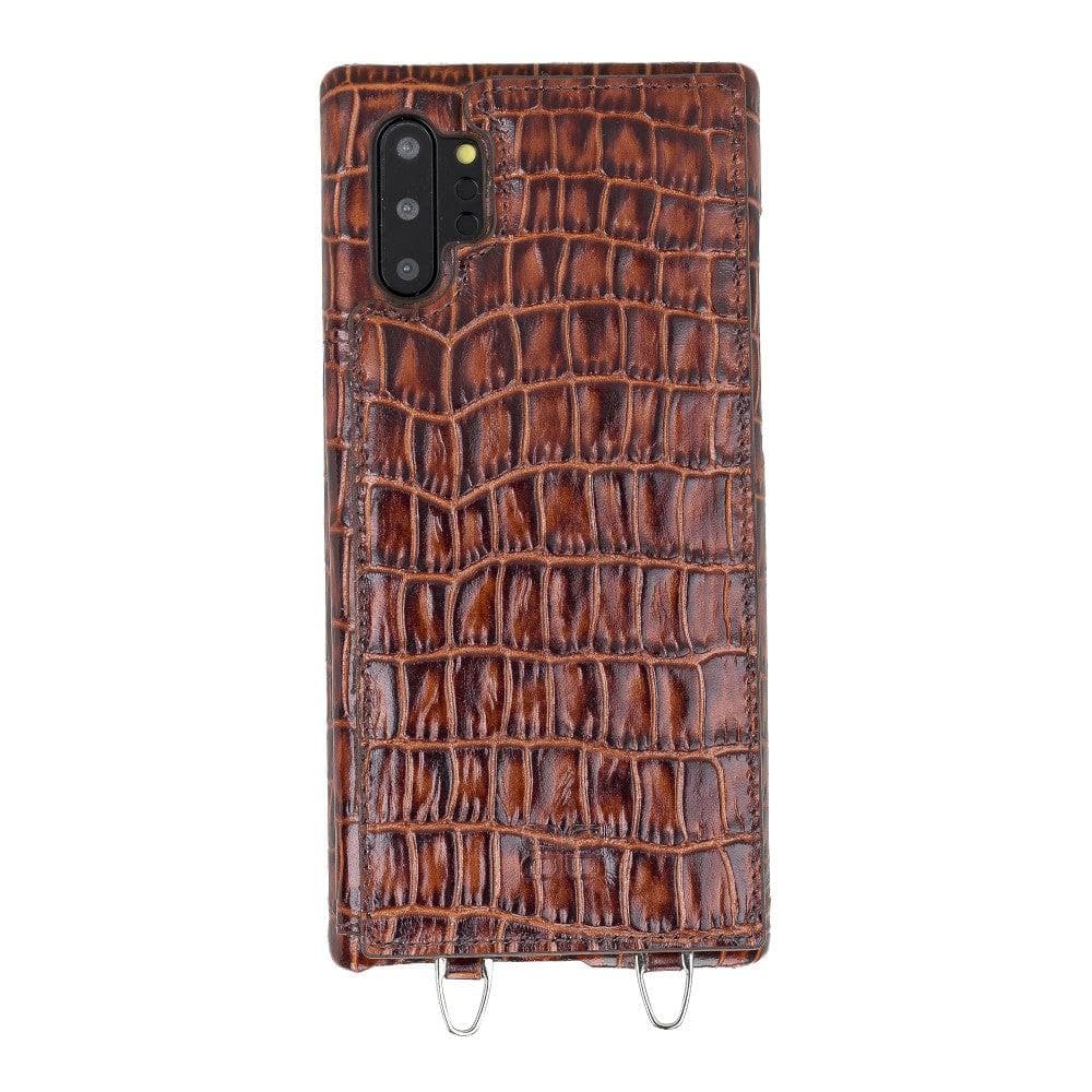 Saff Samsung Galaxy Note 10 Plus Leather Case with Shoulder Strap