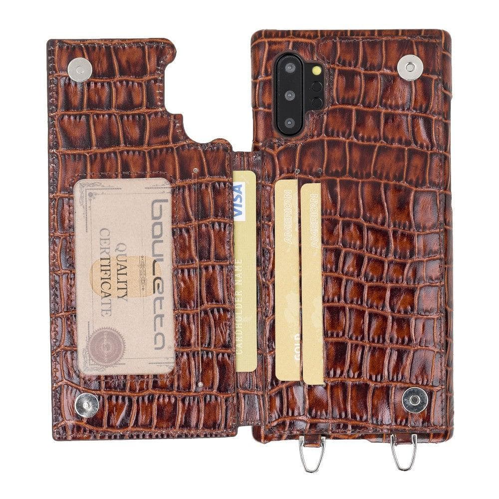 Saff Samsung Galaxy Note 10 Plus Leather Case with Shoulder Strap