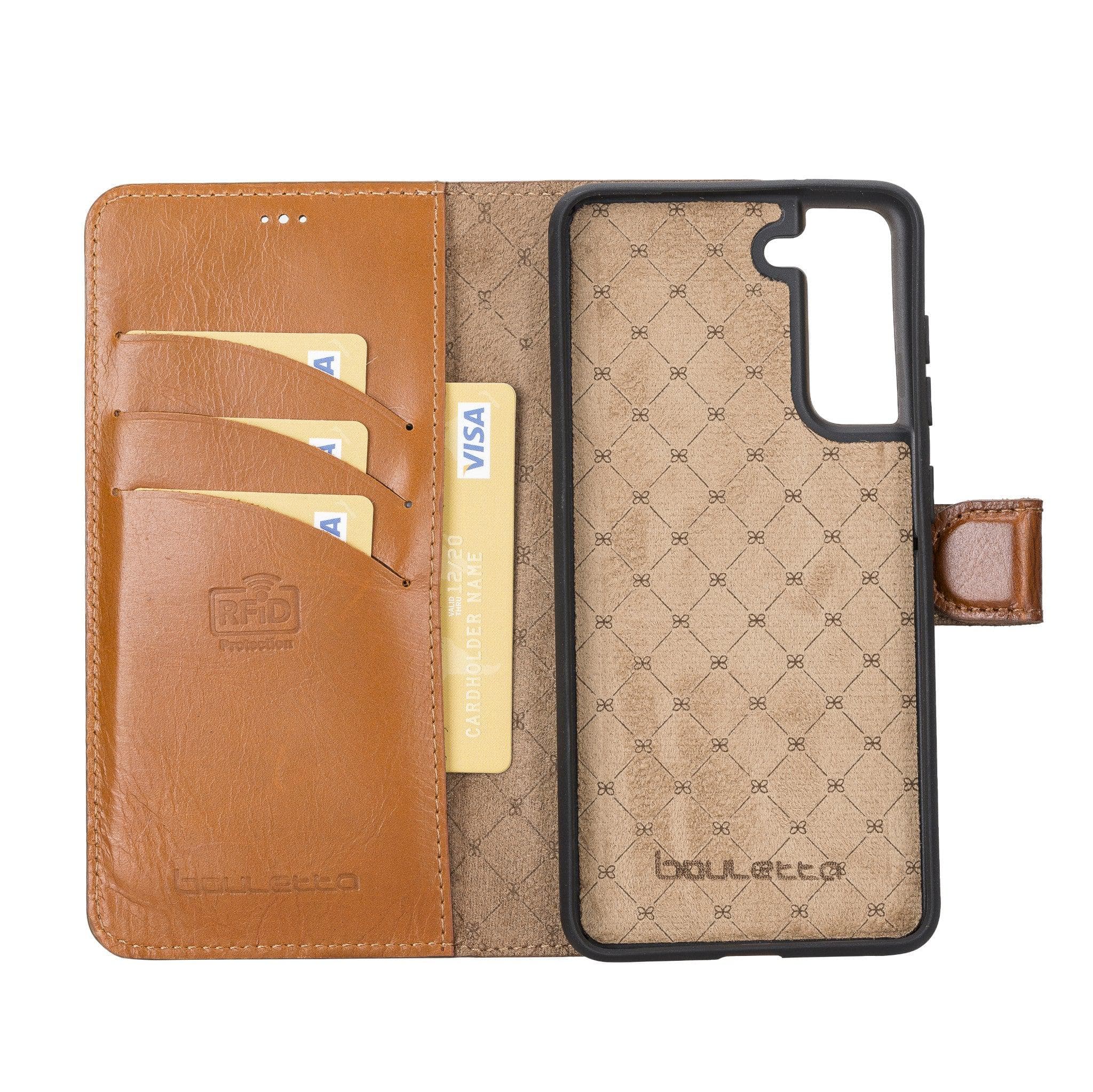 Magic Samsung Galaxy S21 FE (Fan Edition) Detachable Leather Wallet Case