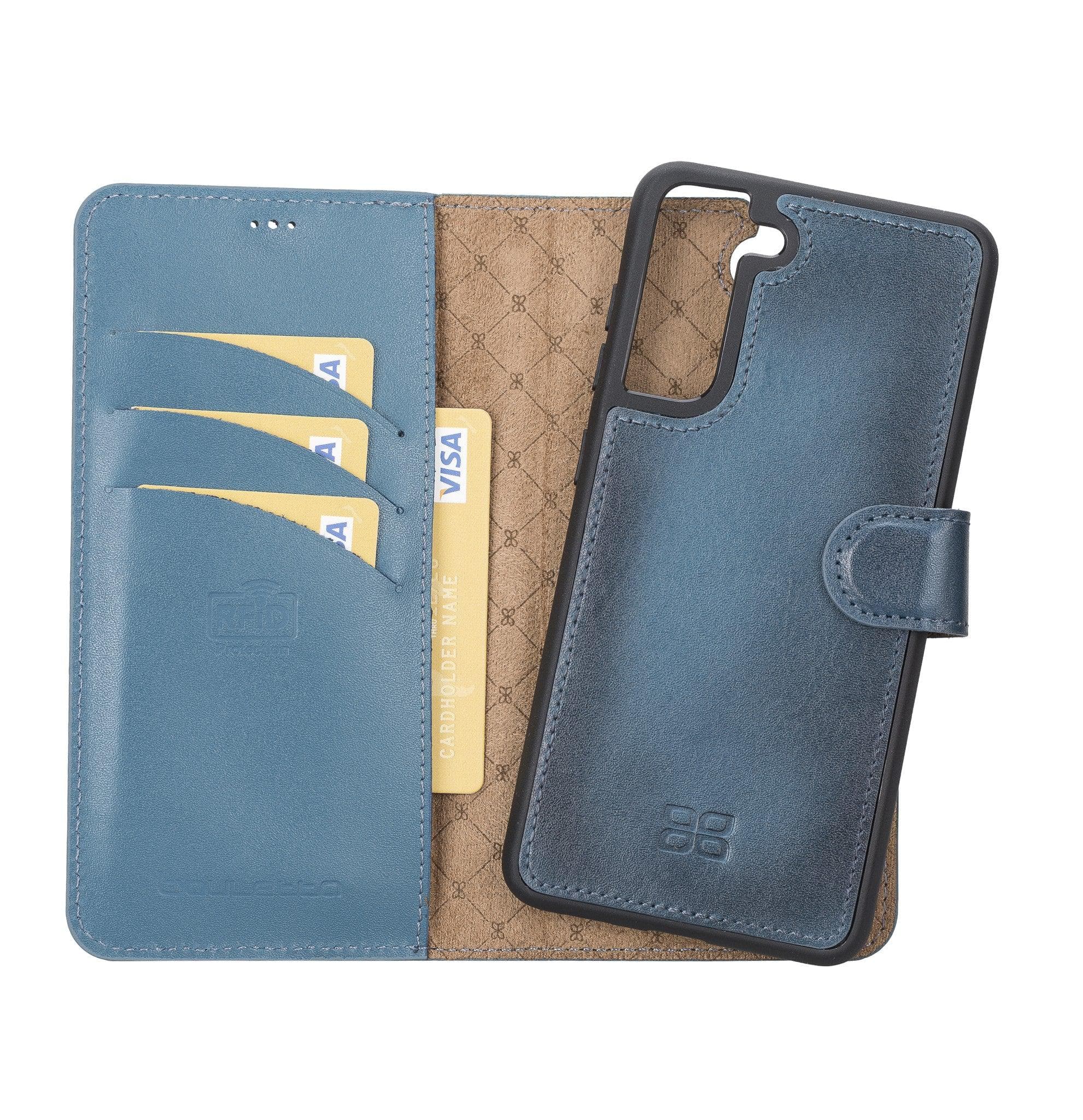 Magic Samsung Galaxy S21 FE (Fan Edition) Detachable Leather Wallet Case