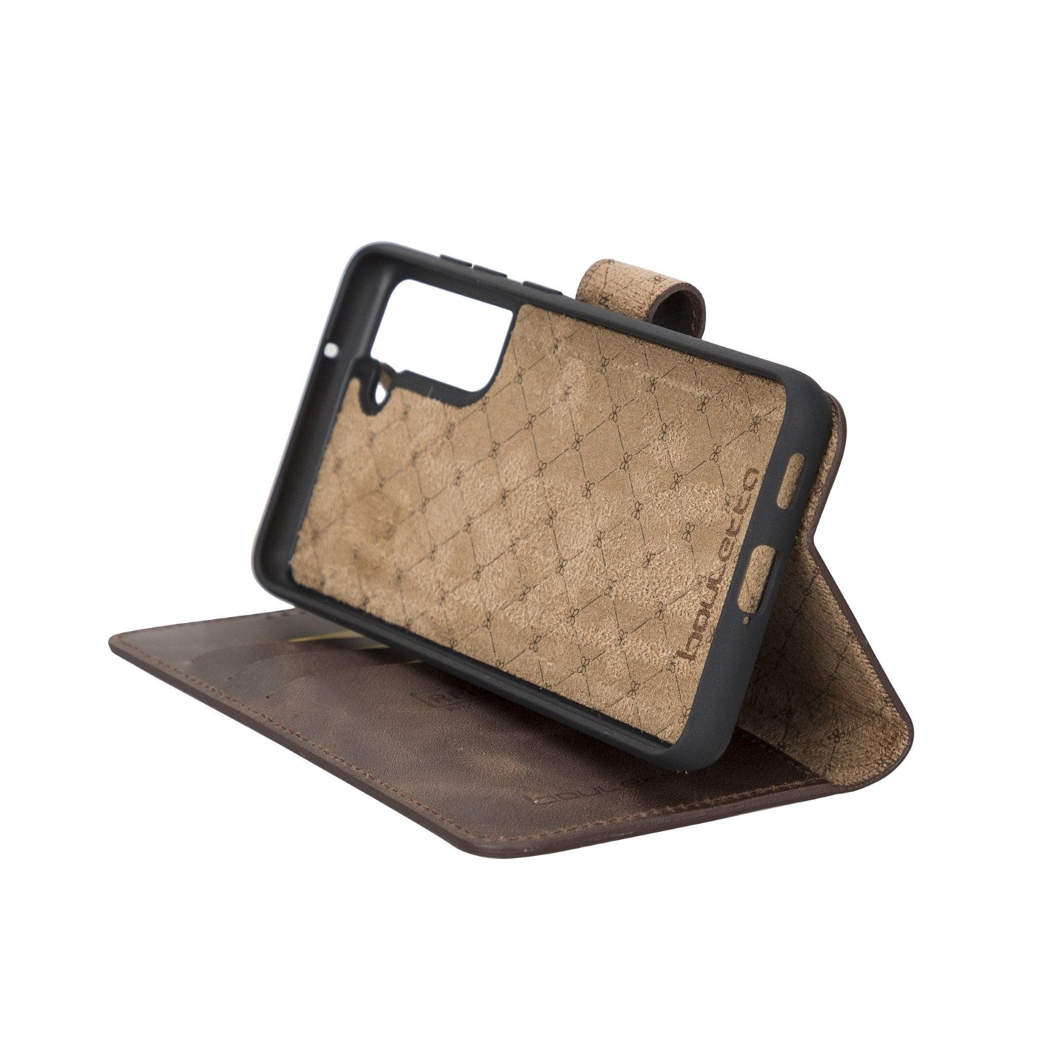 Magic Samsung Galaxy S21 FE (Fan Edition) Detachable Leather Wallet Case