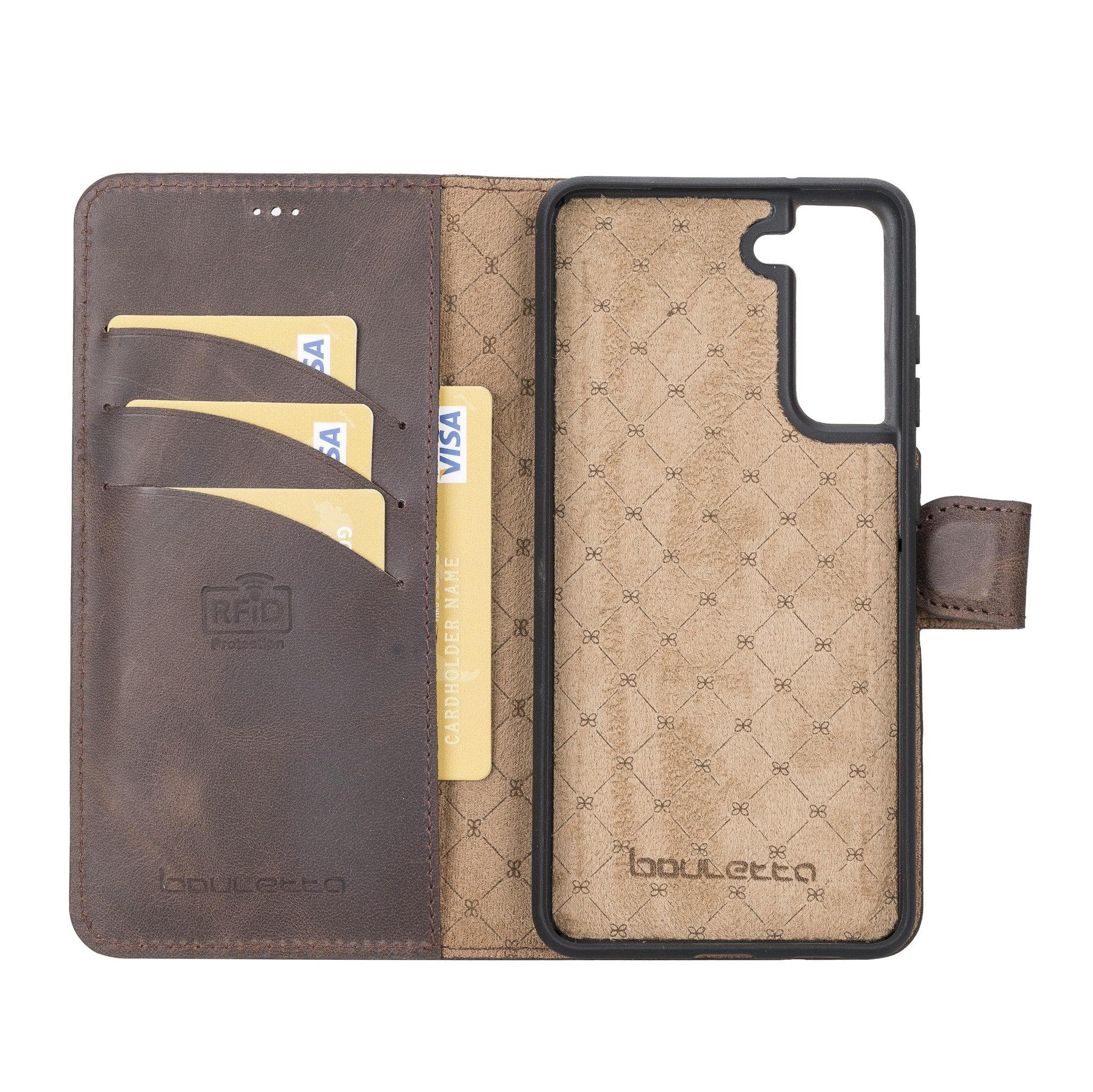 Magic Samsung Galaxy S21 FE (Fan Edition) Detachable Leather Wallet Case