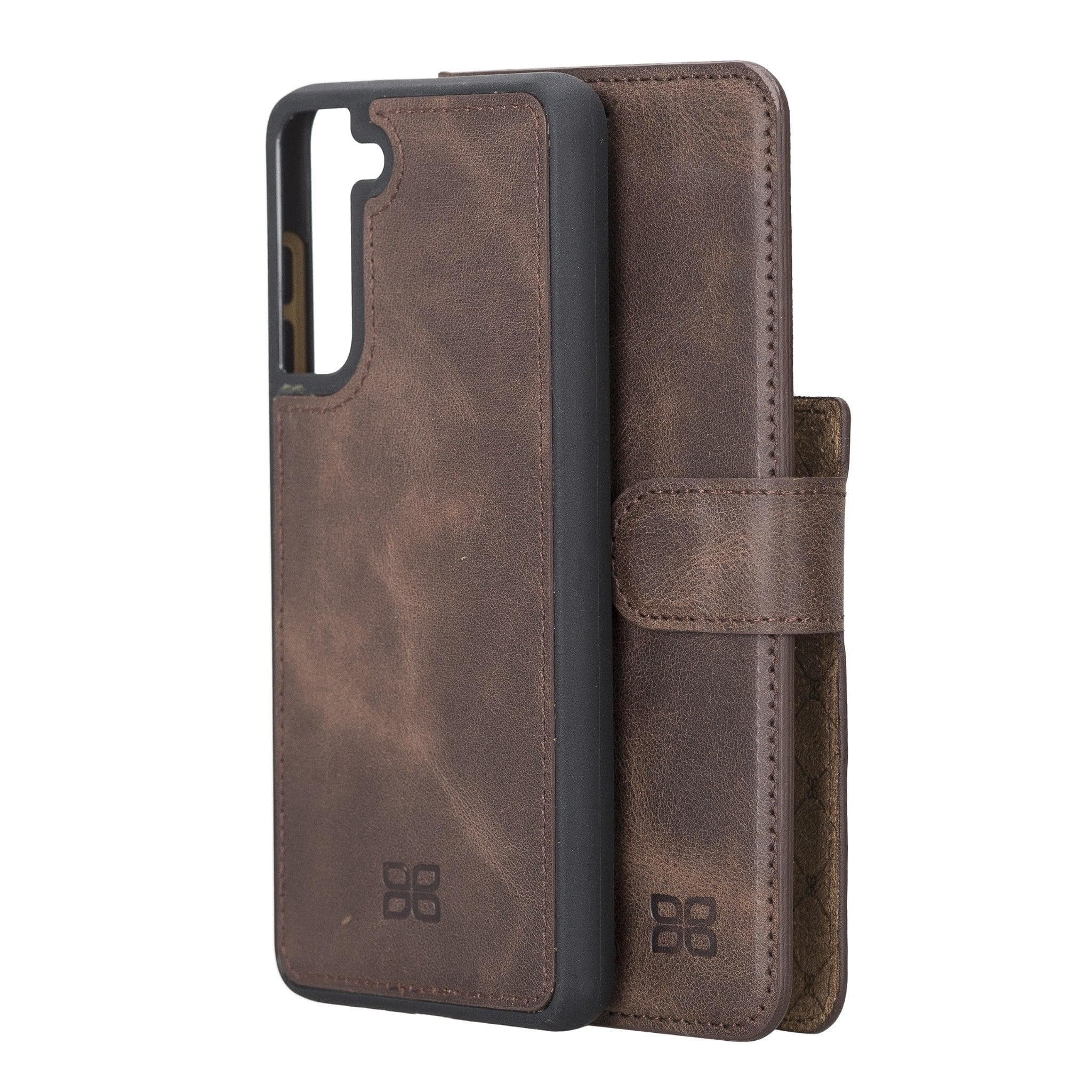 Magic Samsung Galaxy S21 FE (Fan Edition) Detachable Leather Wallet Case