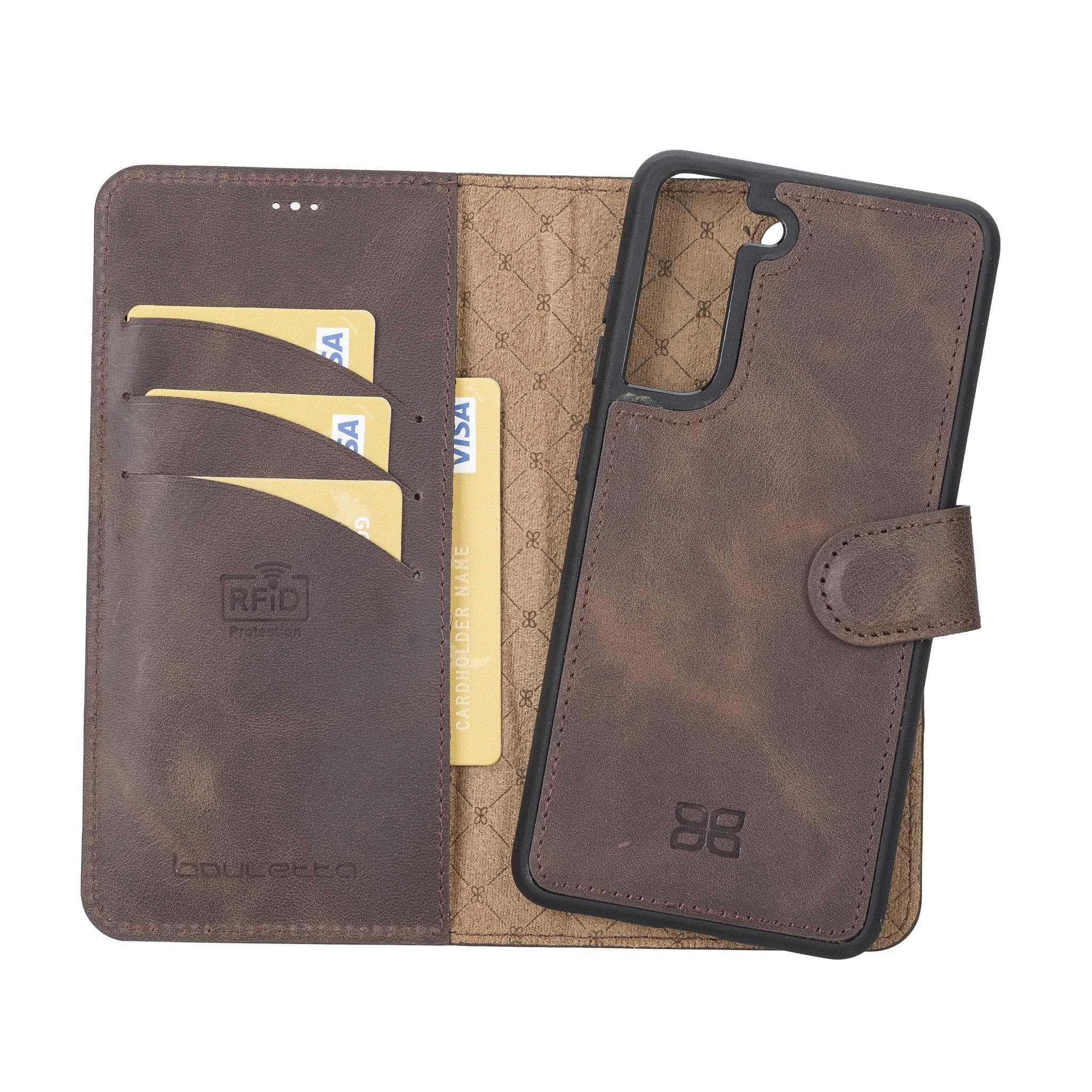 Magic Samsung Galaxy S21 FE (Fan Edition) Detachable Leather Wallet Case