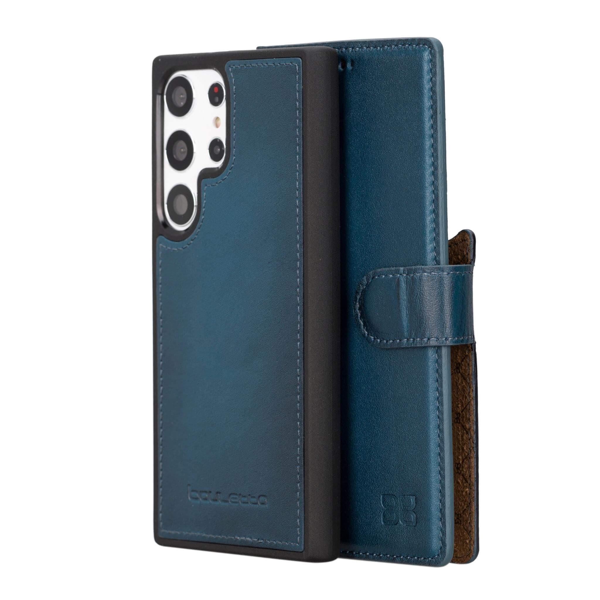 Magic Samsung Galaxy S23 Ultra Detachable Leather Wallet Case