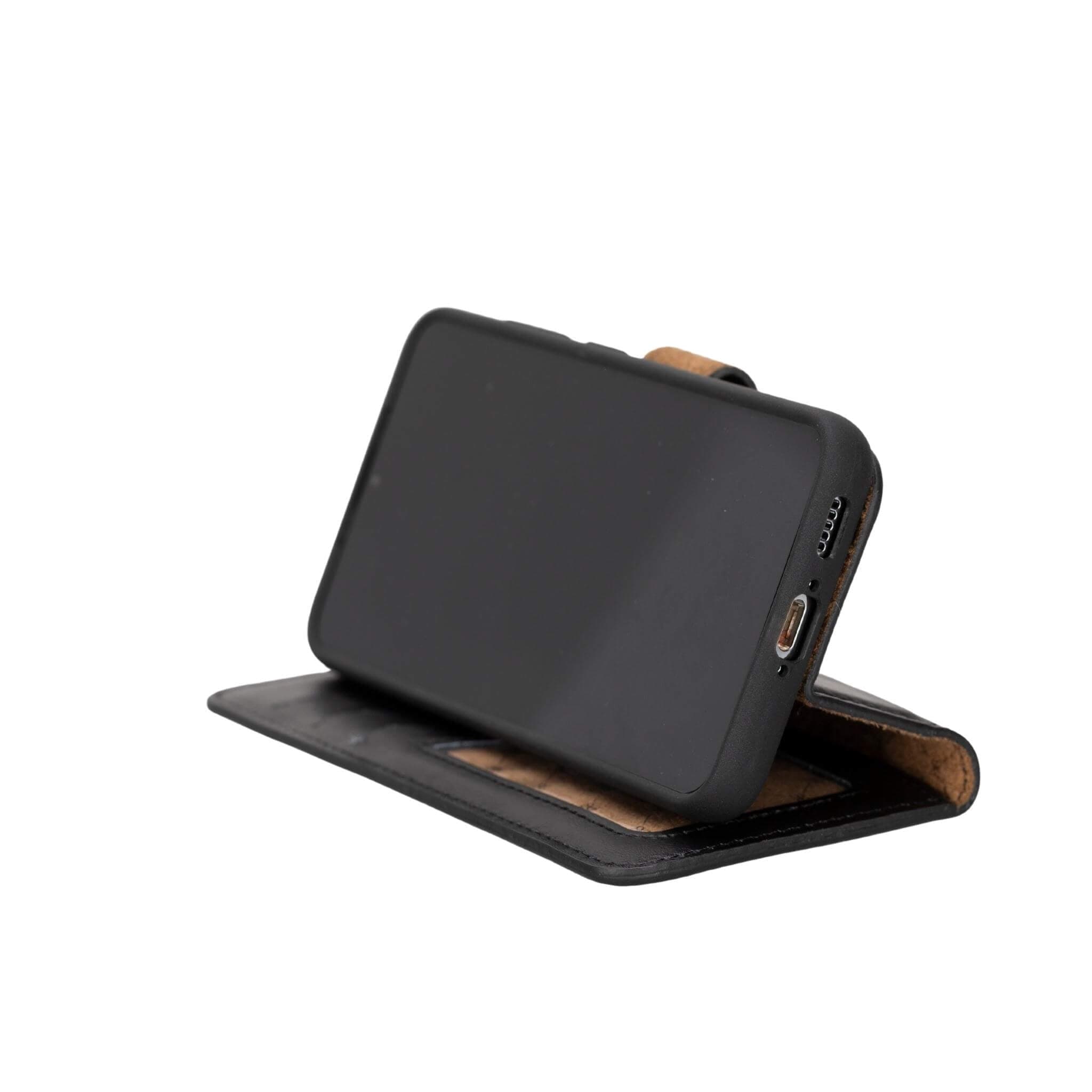 Magic Samsung Galaxy S23 Ultra Detachable Leather Wallet Case
