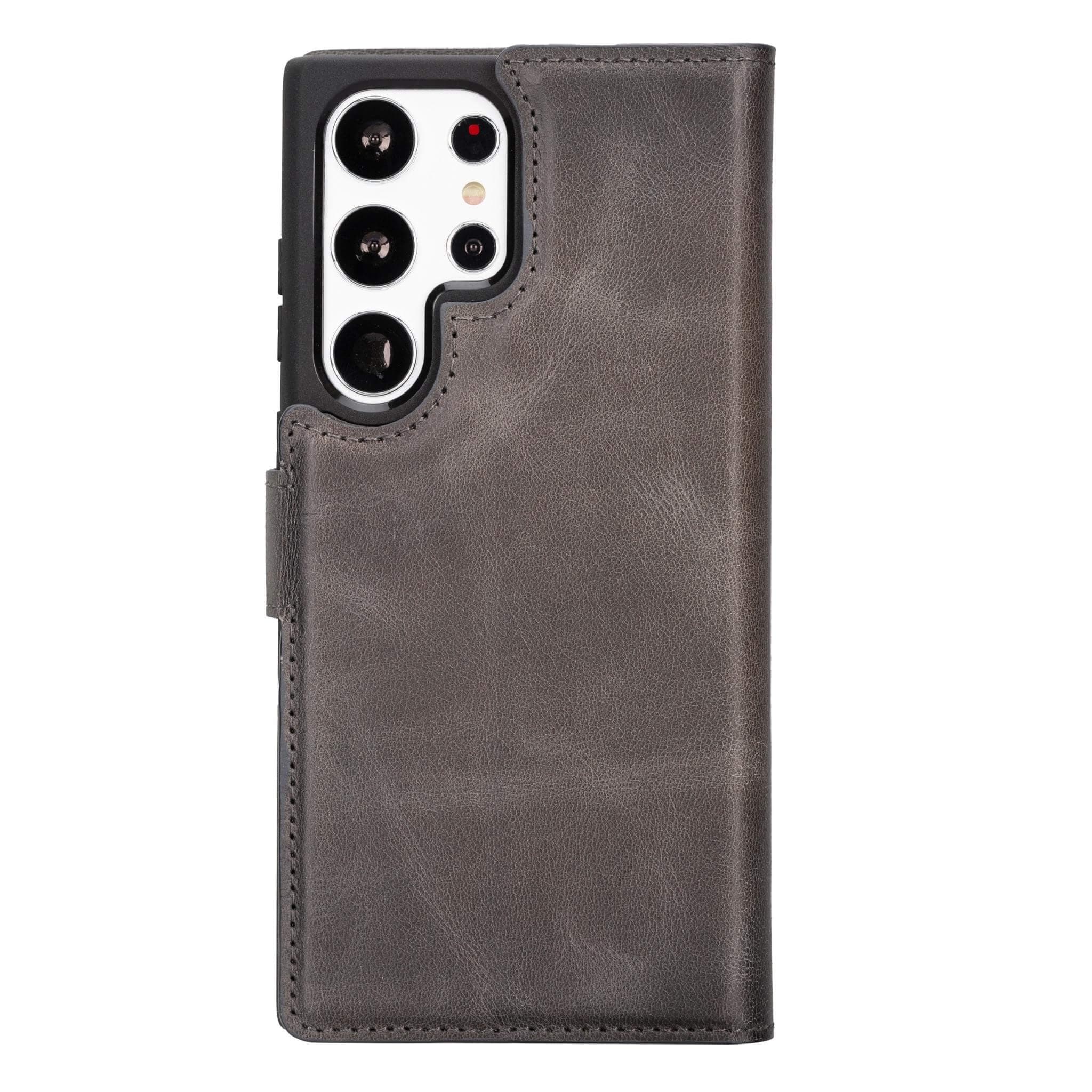 Magic Samsung Galaxy S23 Ultra Detachable Leather Wallet Case