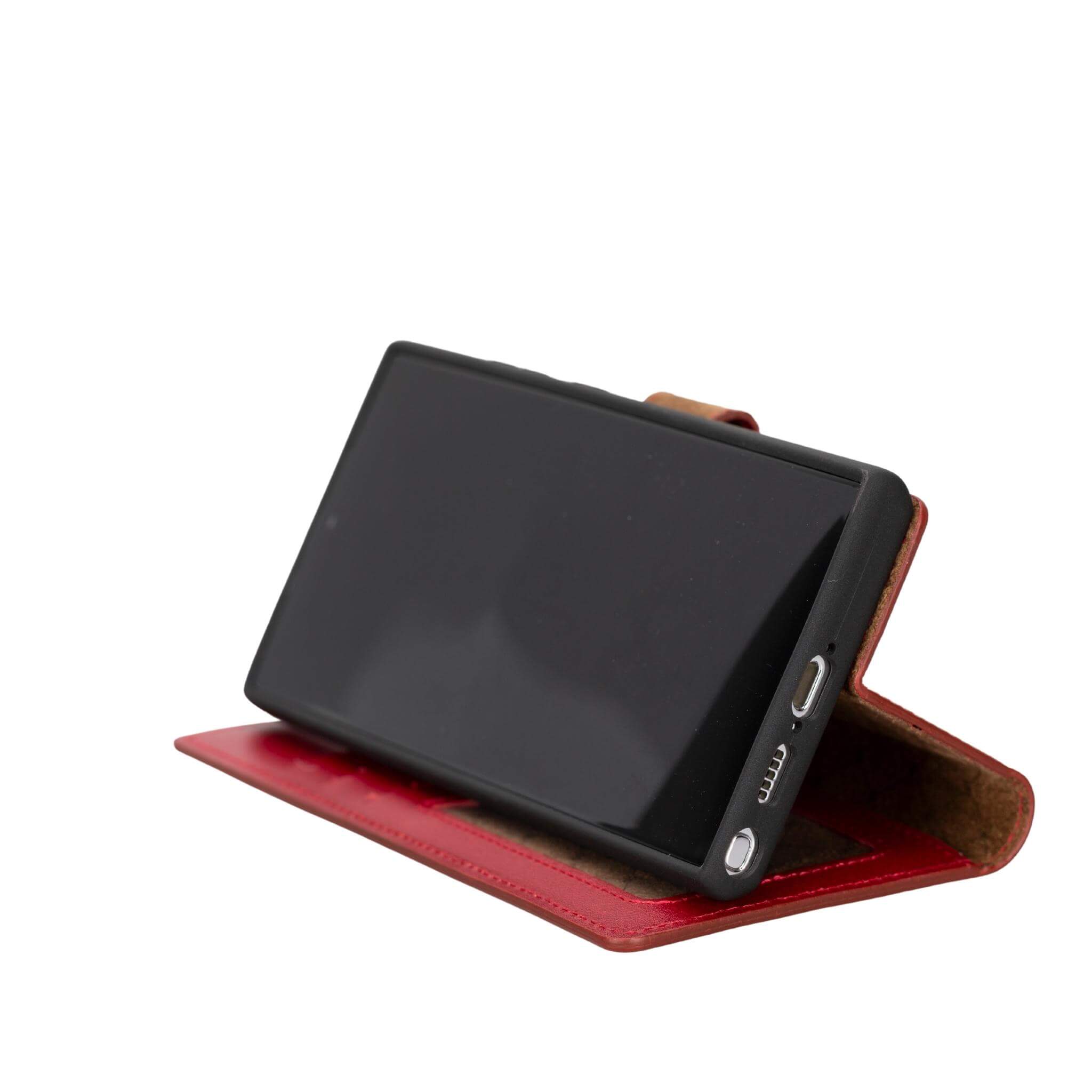 Magic Samsung Galaxy S23 Ultra Detachable Leather Wallet Case