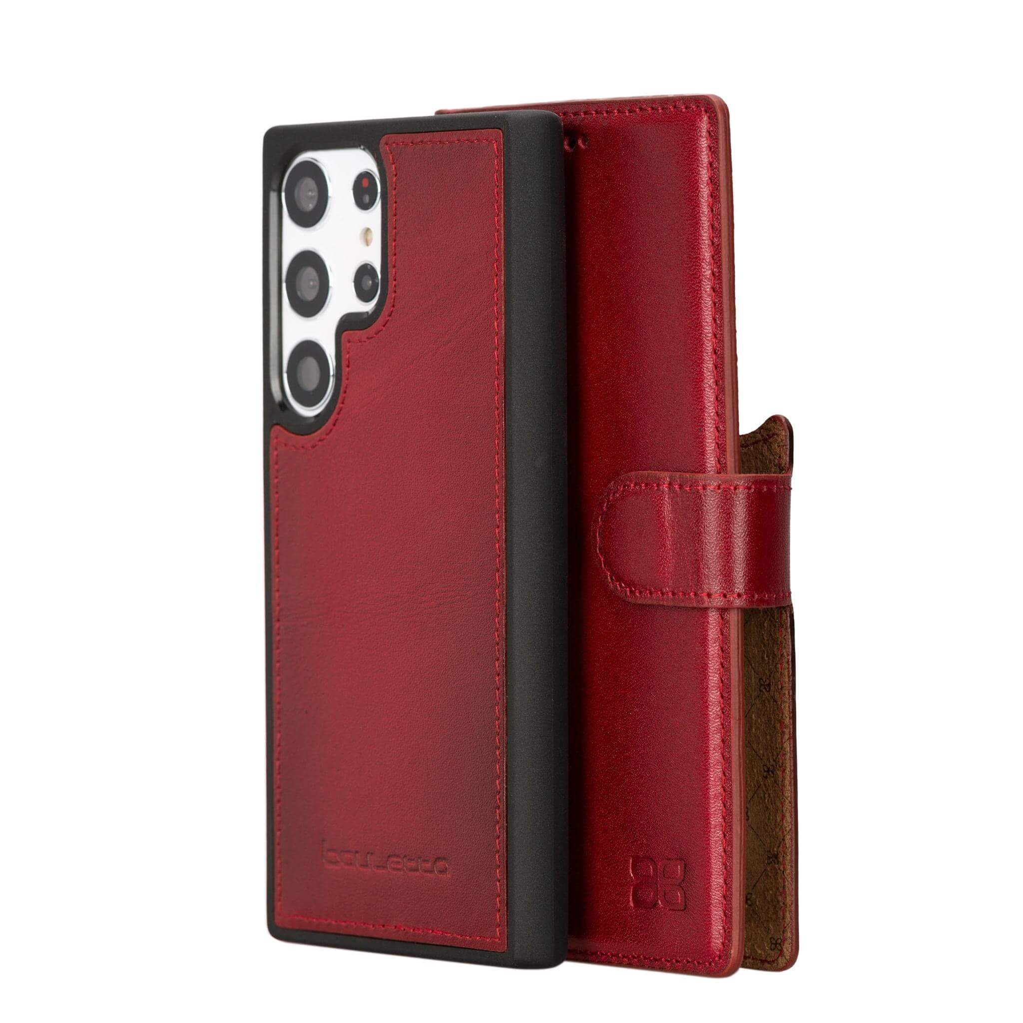 Magic Samsung Galaxy S23 Ultra Detachable Leather Wallet Case