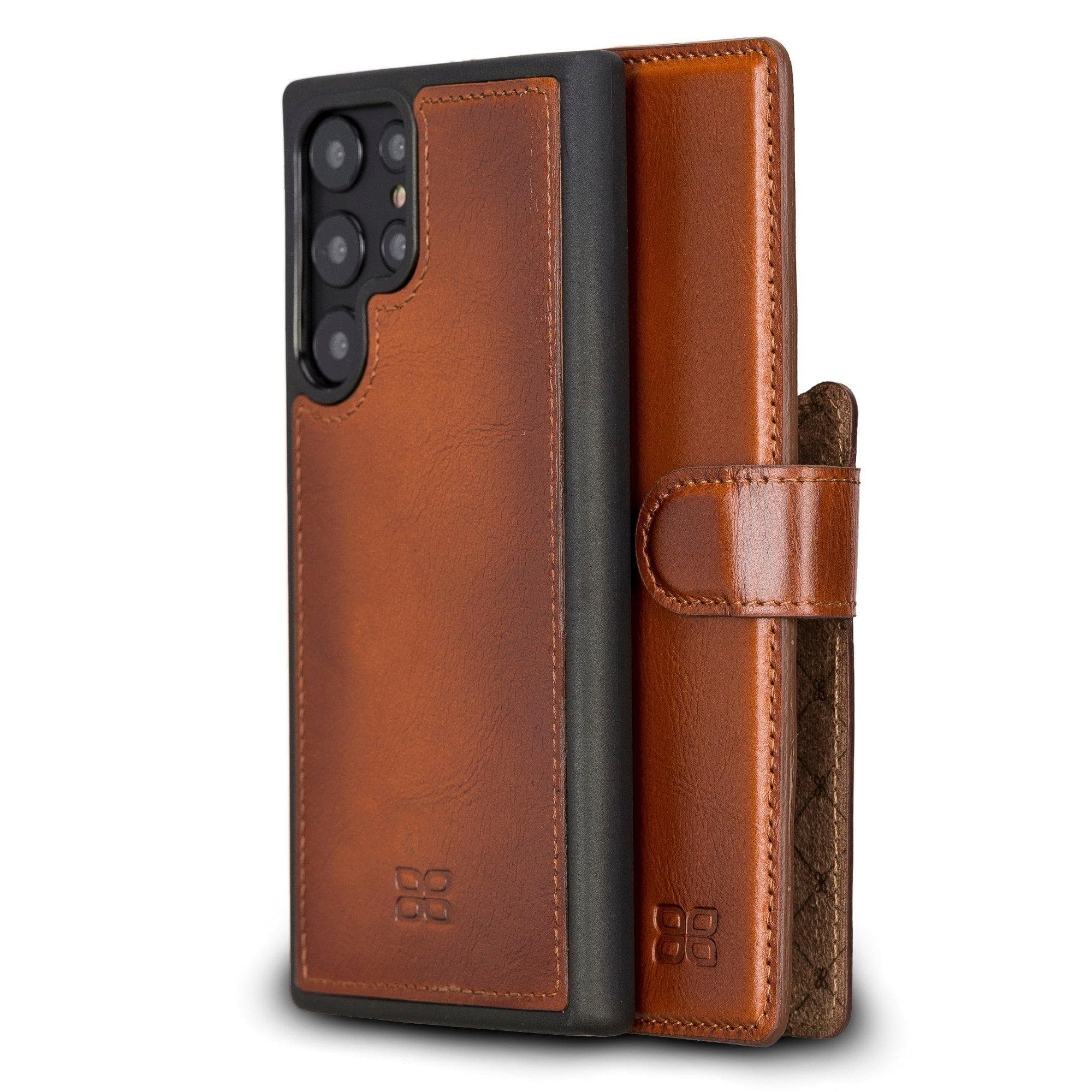 Magic Samsung Galaxy S23 Ultra Detachable Leather Wallet Case