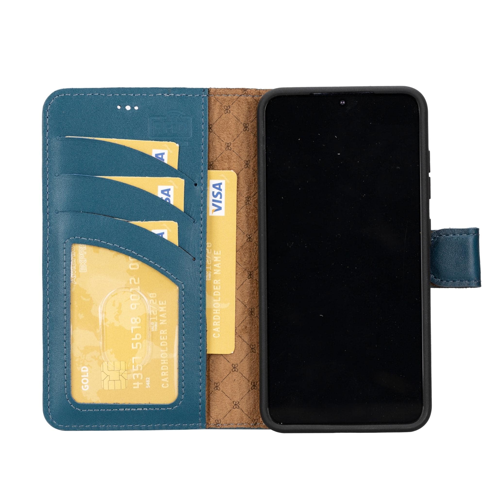 Magic Samsung Galaxy S23 Ultra Detachable Leather Wallet Case