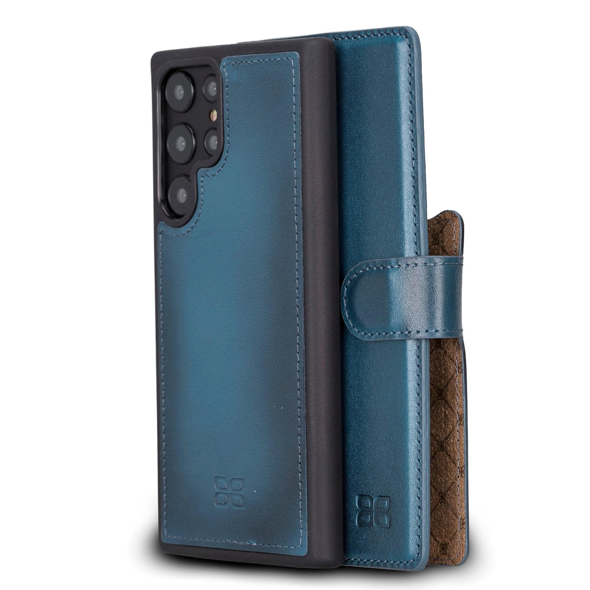 Magic Samsung Galaxy S23 Ultra Detachable Leather Wallet Case
