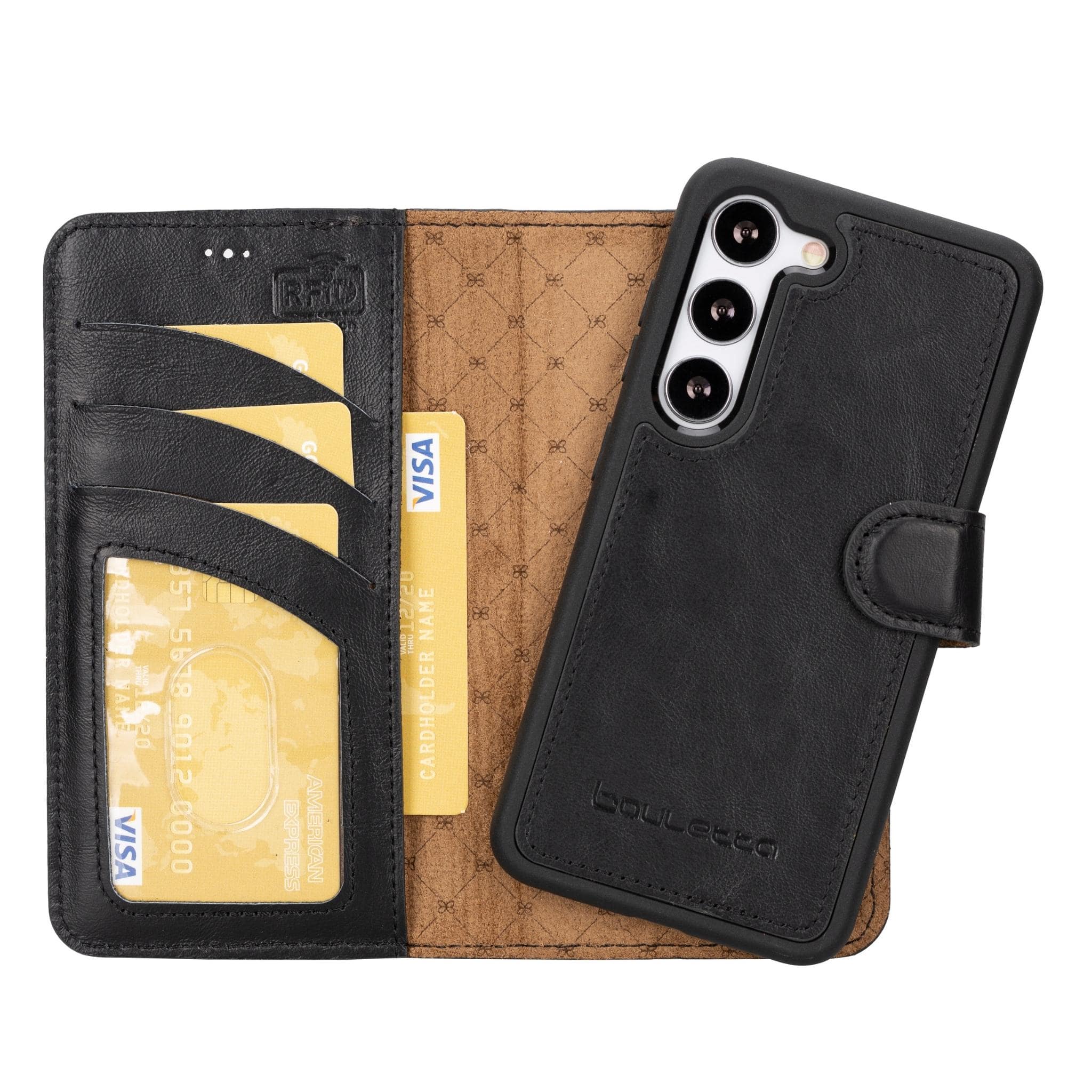 Magic Samsung Galaxy S23 Ultra Detachable Leather Wallet Case