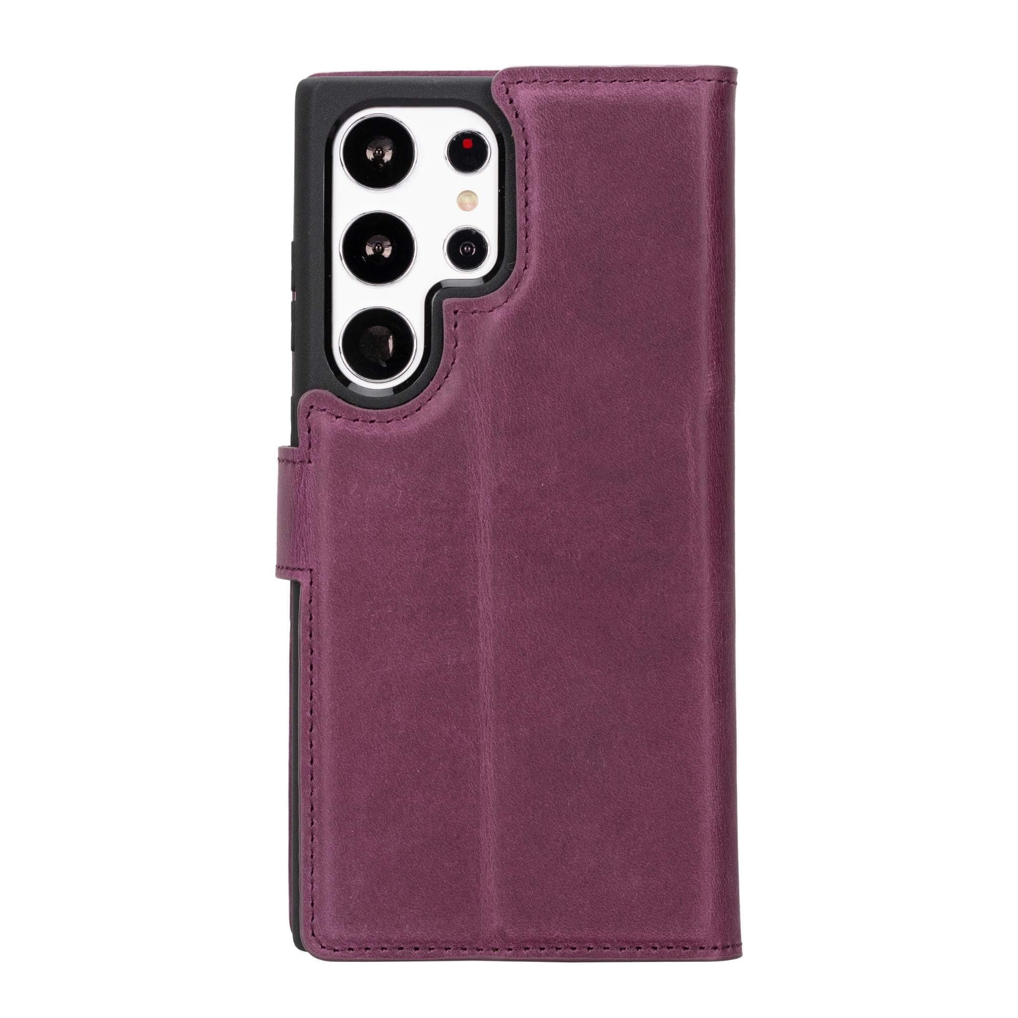Magic Samsung Galaxy S23 Ultra Detachable Leather Wallet Case