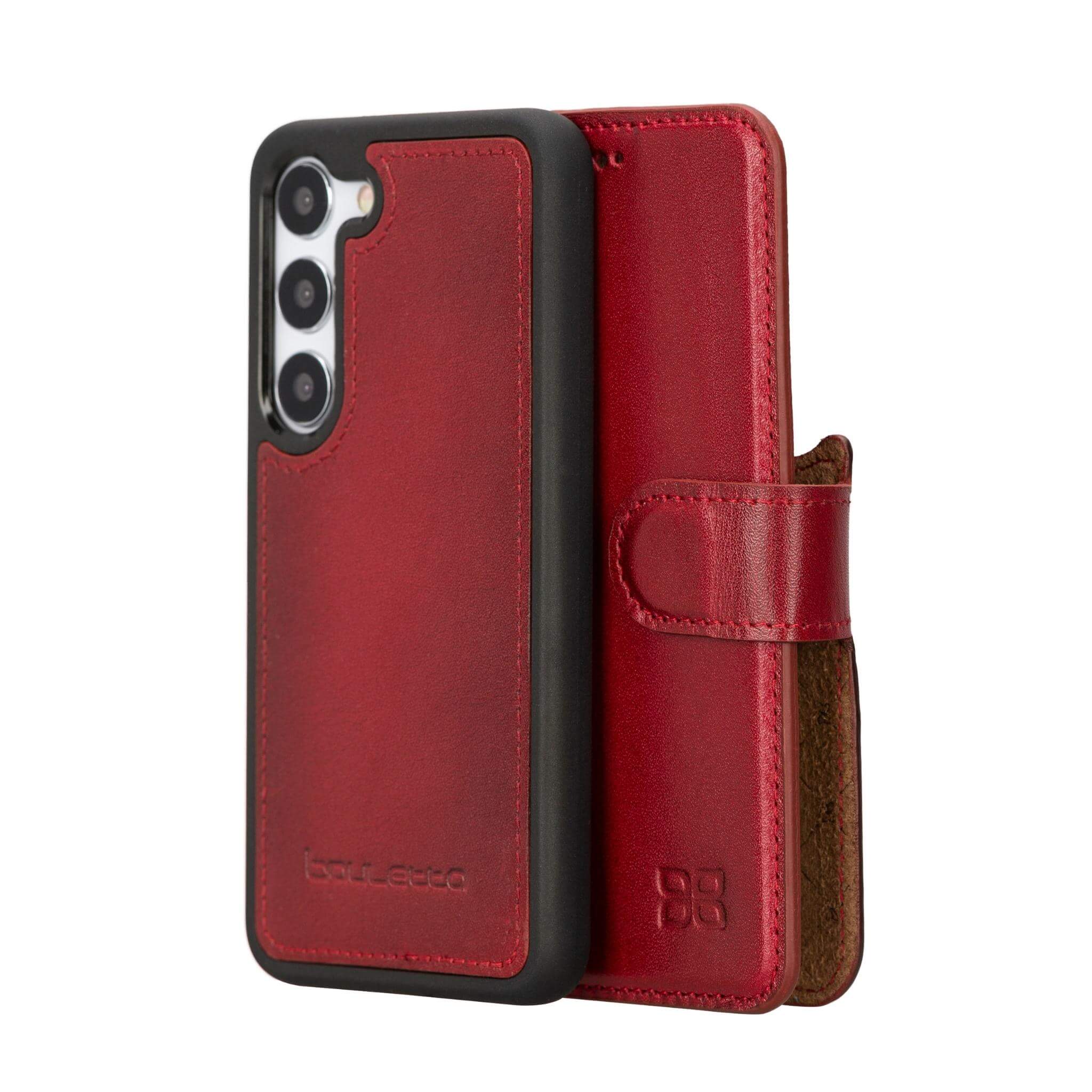 Magic Samsung Galaxy S23 Ultra Detachable Leather Wallet Case