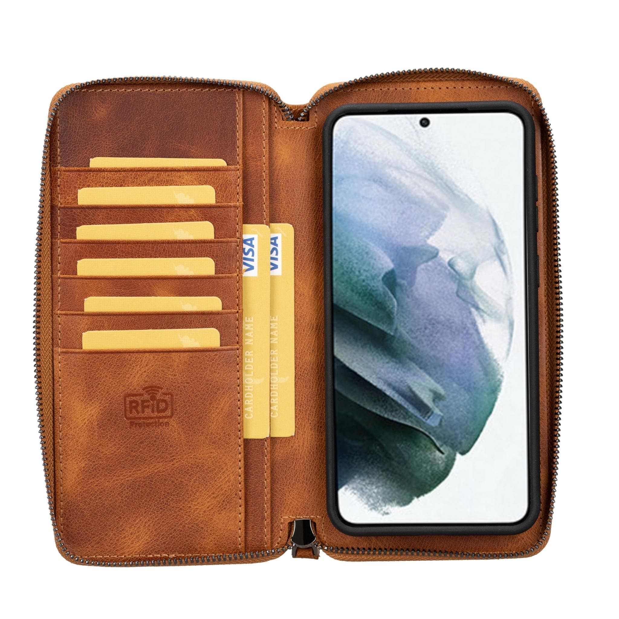 Pouch Magic Samsung Galaxy S23 Ultra Detachable Leather Wallet Case