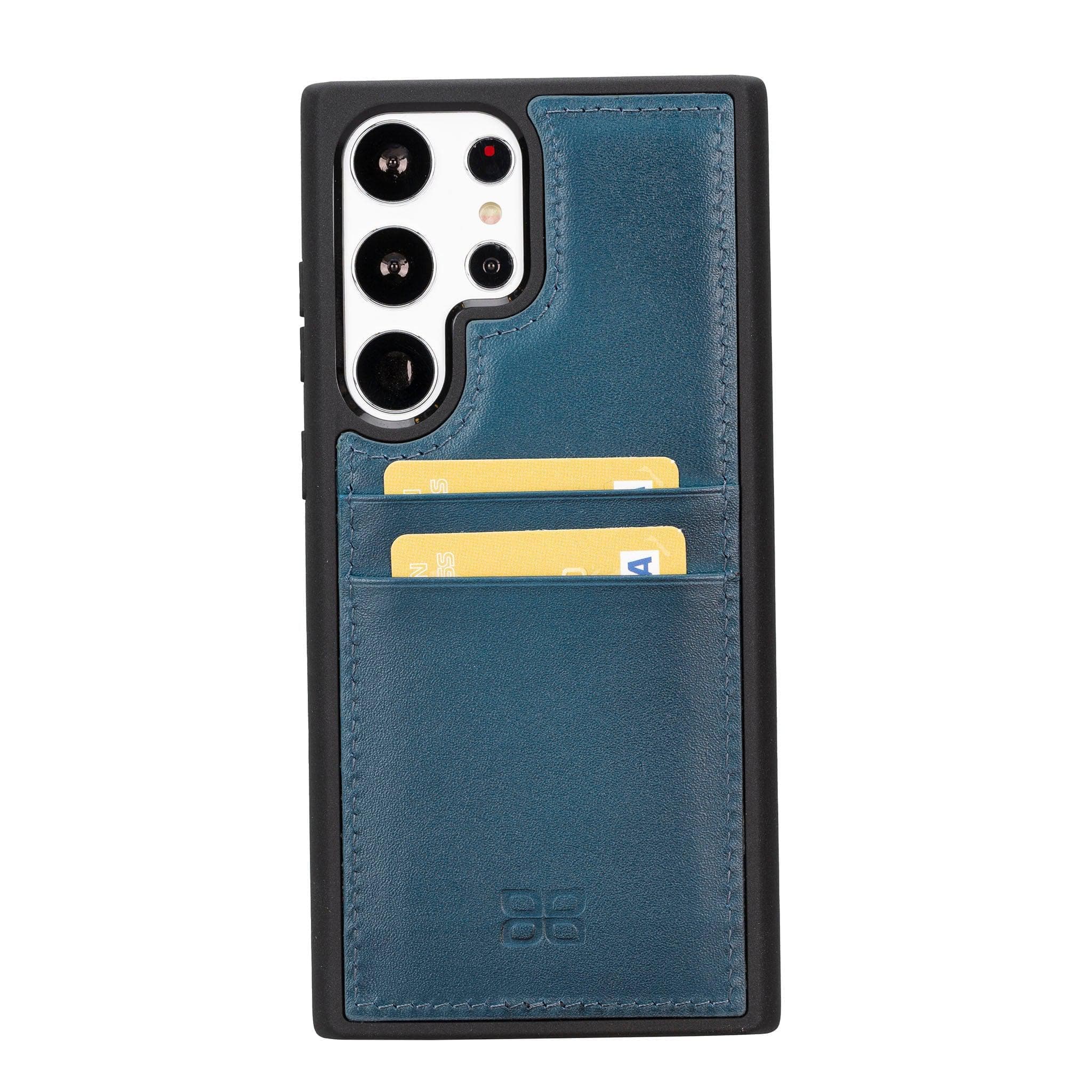 Flex Cover Leather Samsung Galaxy S24 Ultra Case with Card Holder