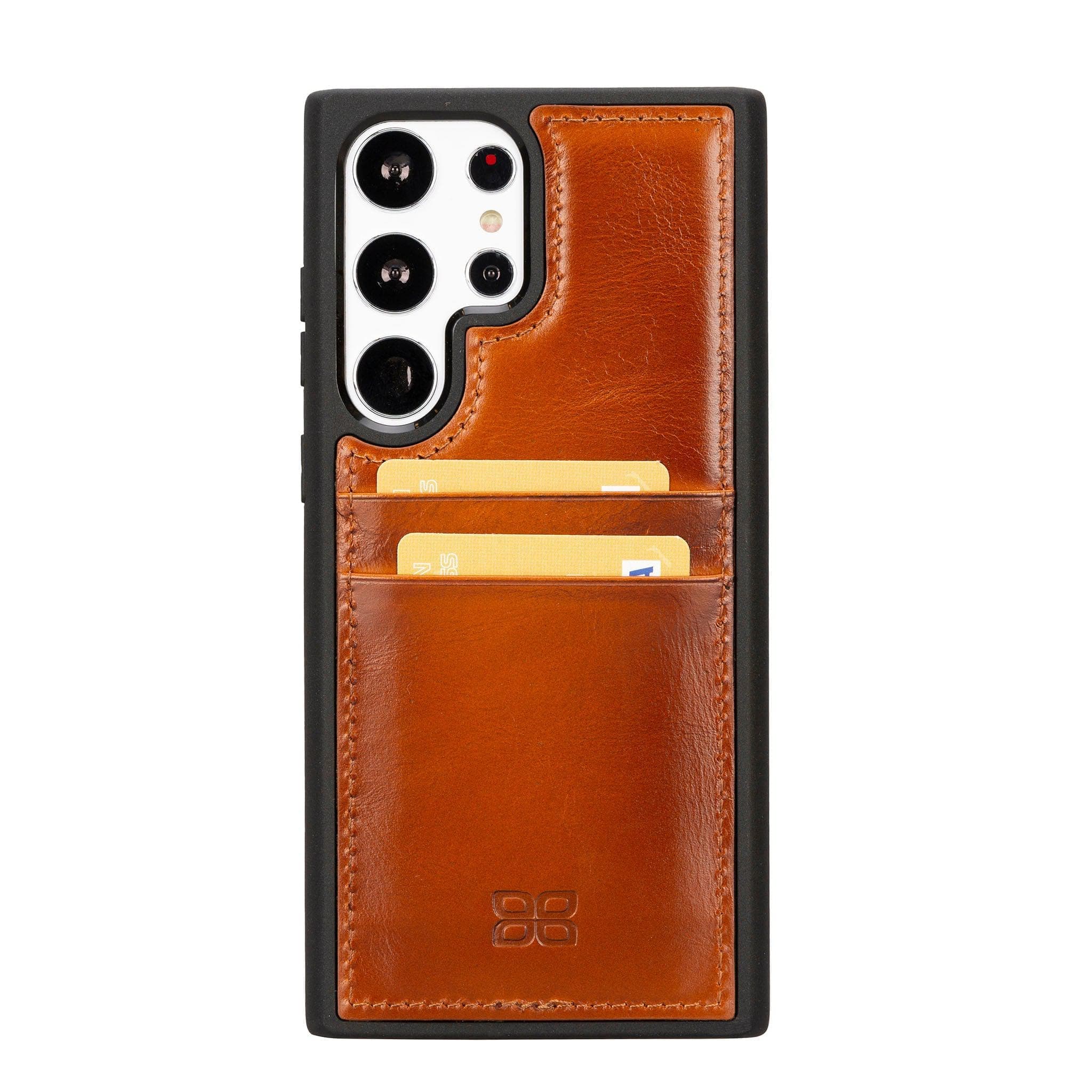 Flex Cover Leather Samsung Galaxy S24 Ultra Case with Card Holder