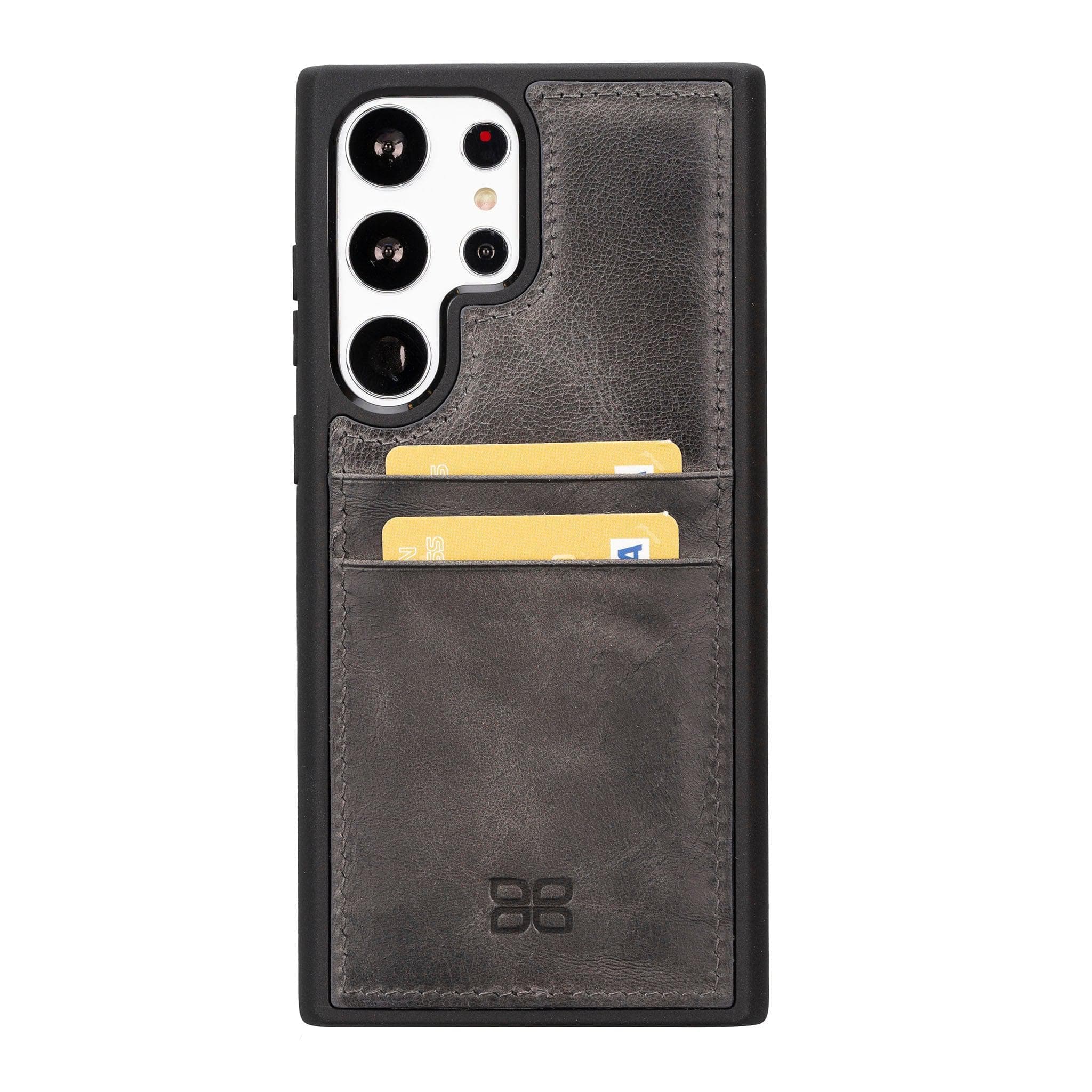 Flex Cover Leather Samsung Galaxy S24 Ultra Case with Card Holder