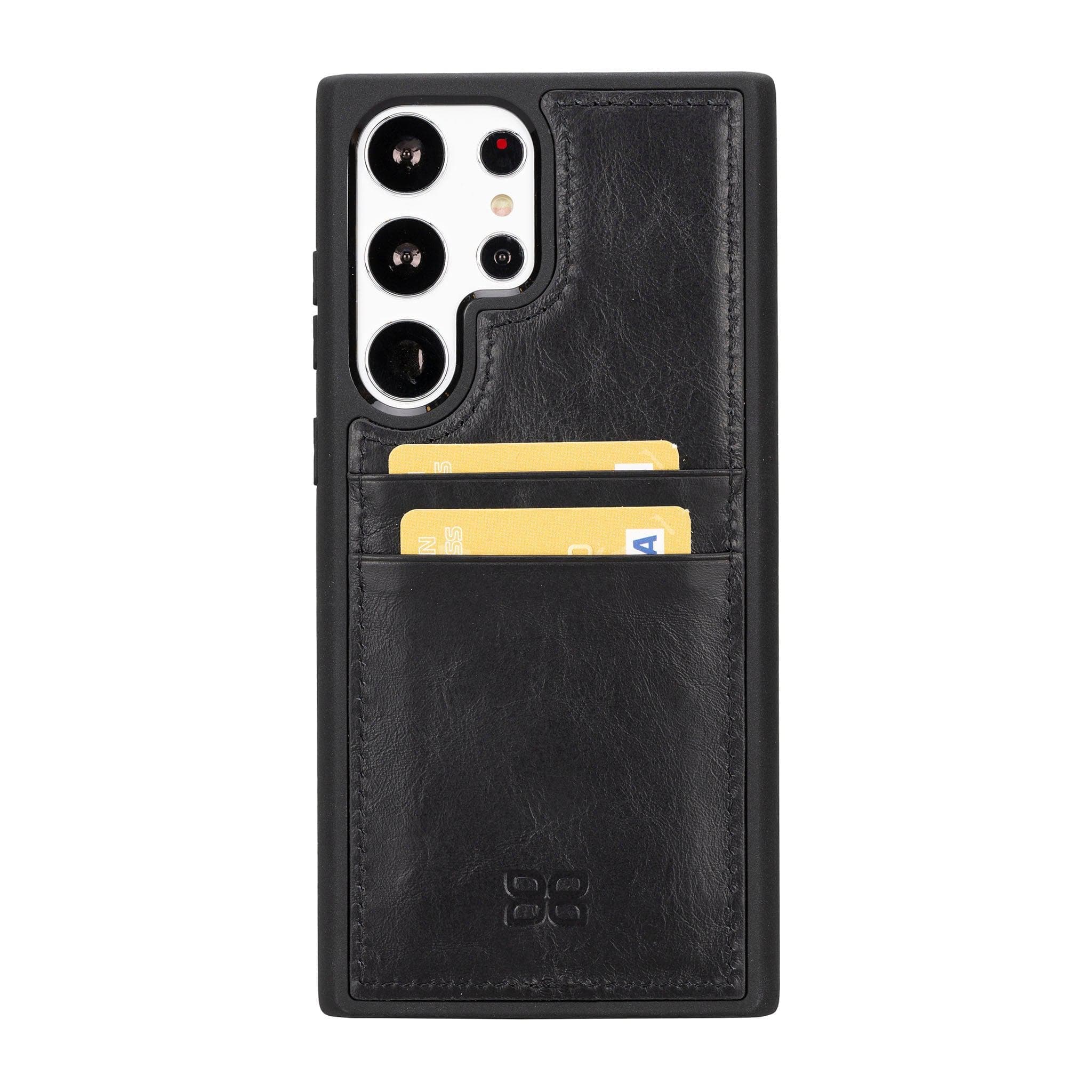 Flex Cover Leather Samsung Galaxy S24 Ultra Case with Card Holder