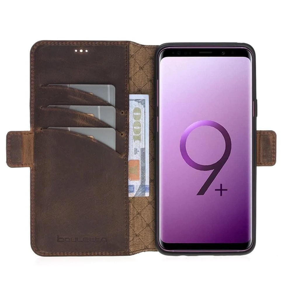 Wallet Case Samsung Galaxy S9 Plus Leather Folio Case