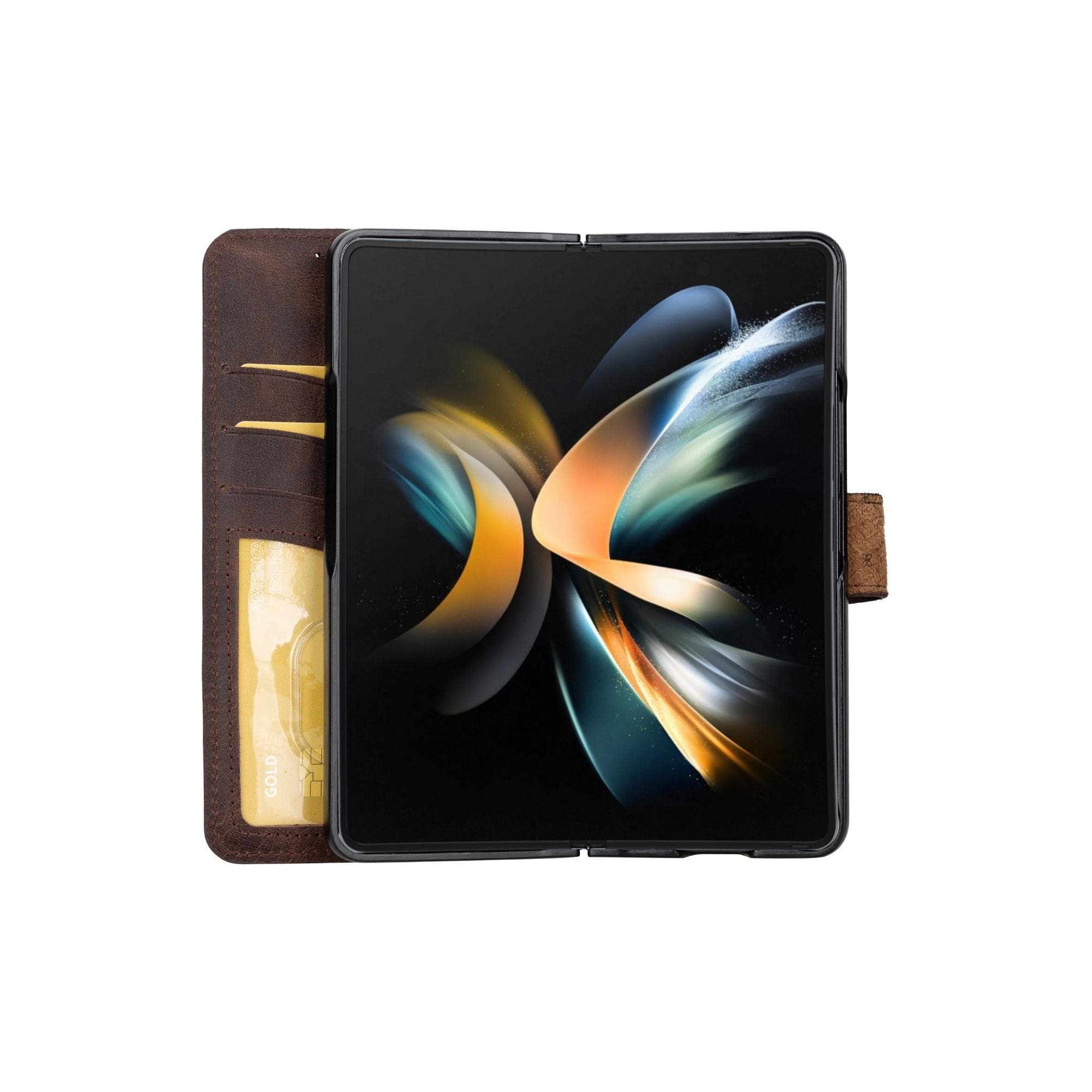 Wallet ID Samsung Galaxy Z Fold 5 Leather Folio Case