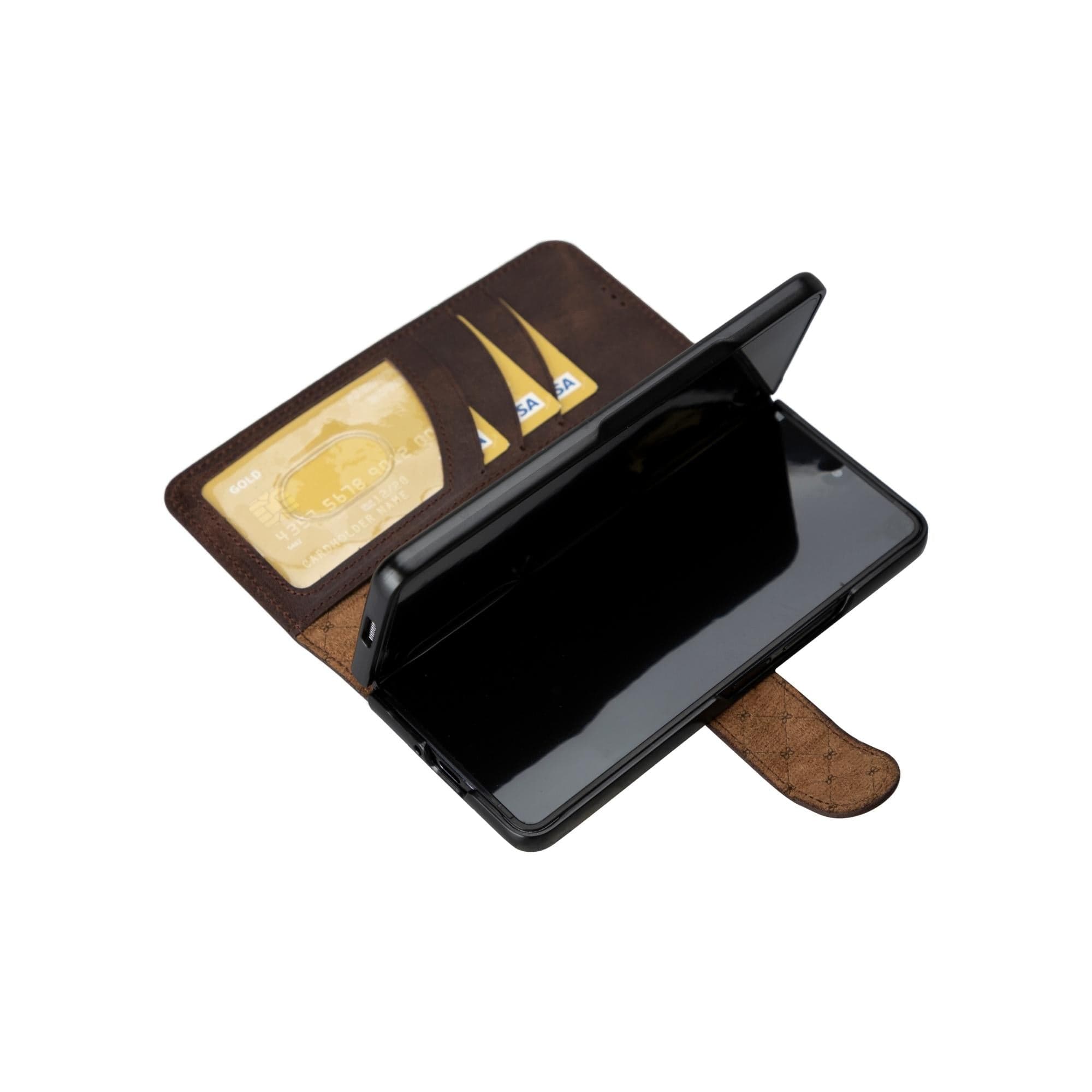 Wallet ID Samsung Galaxy Z Fold 5 Leather Folio Case