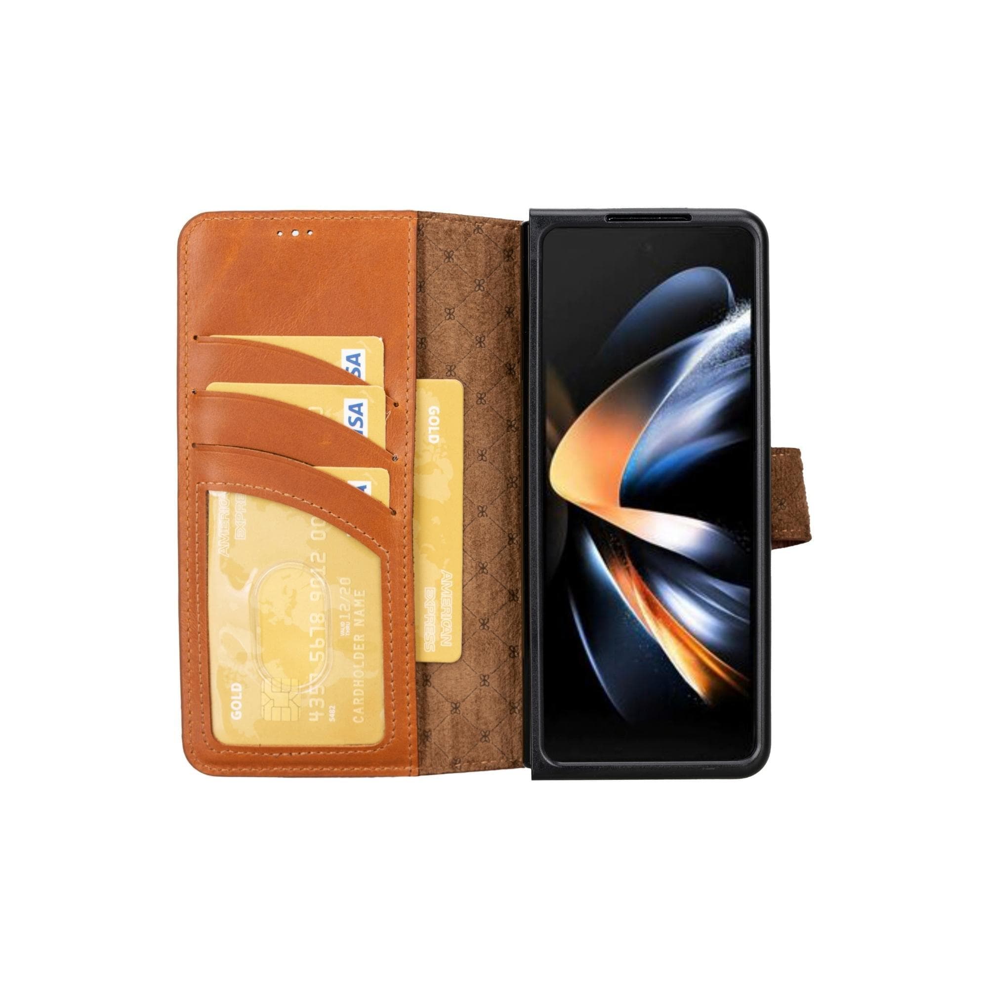 Wallet ID Samsung Galaxy Z Fold 5 Leather Folio Case