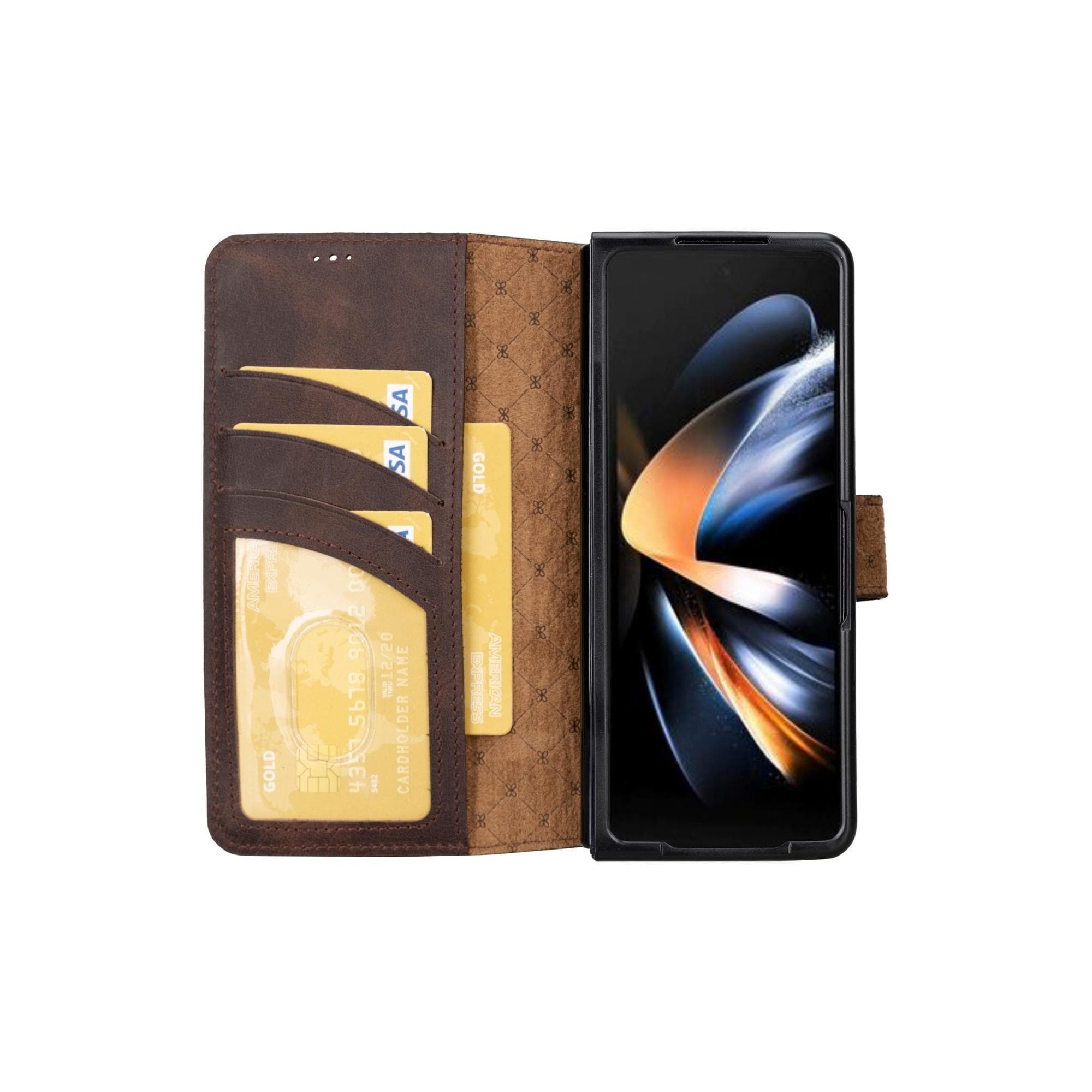 Wallet ID Samsung Galaxy Z Fold 5 Leather Folio Case