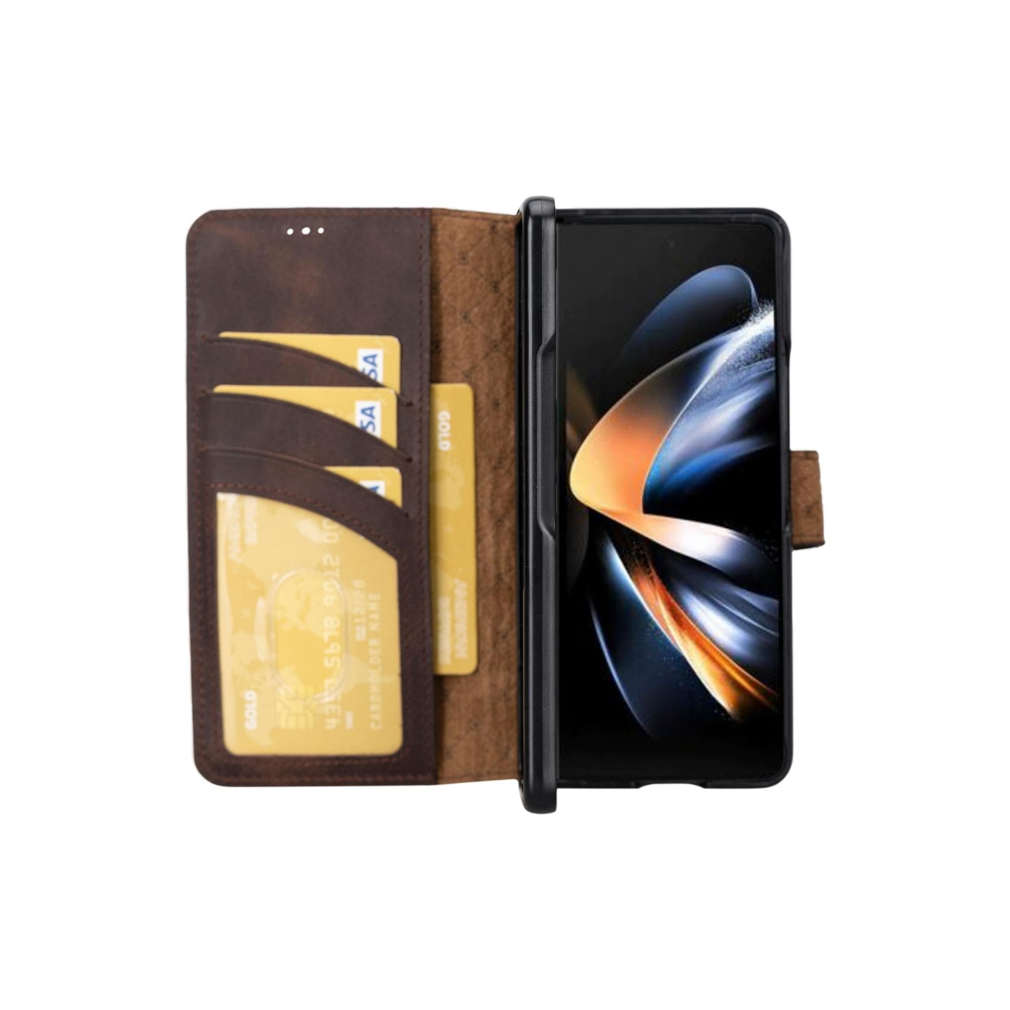 Wallet ID Samsung Galaxy Z Fold 5 Leather Folio Case