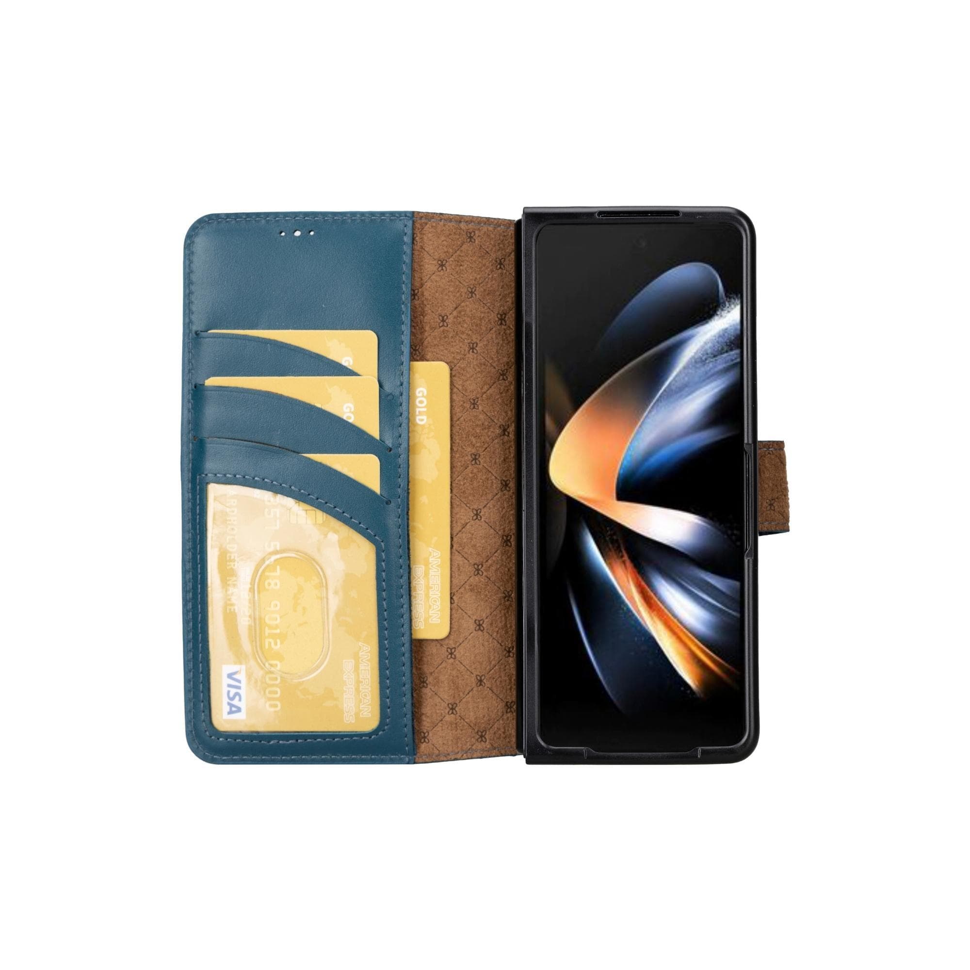 Wallet ID Samsung Galaxy Z Fold 5 Leather Folio Case