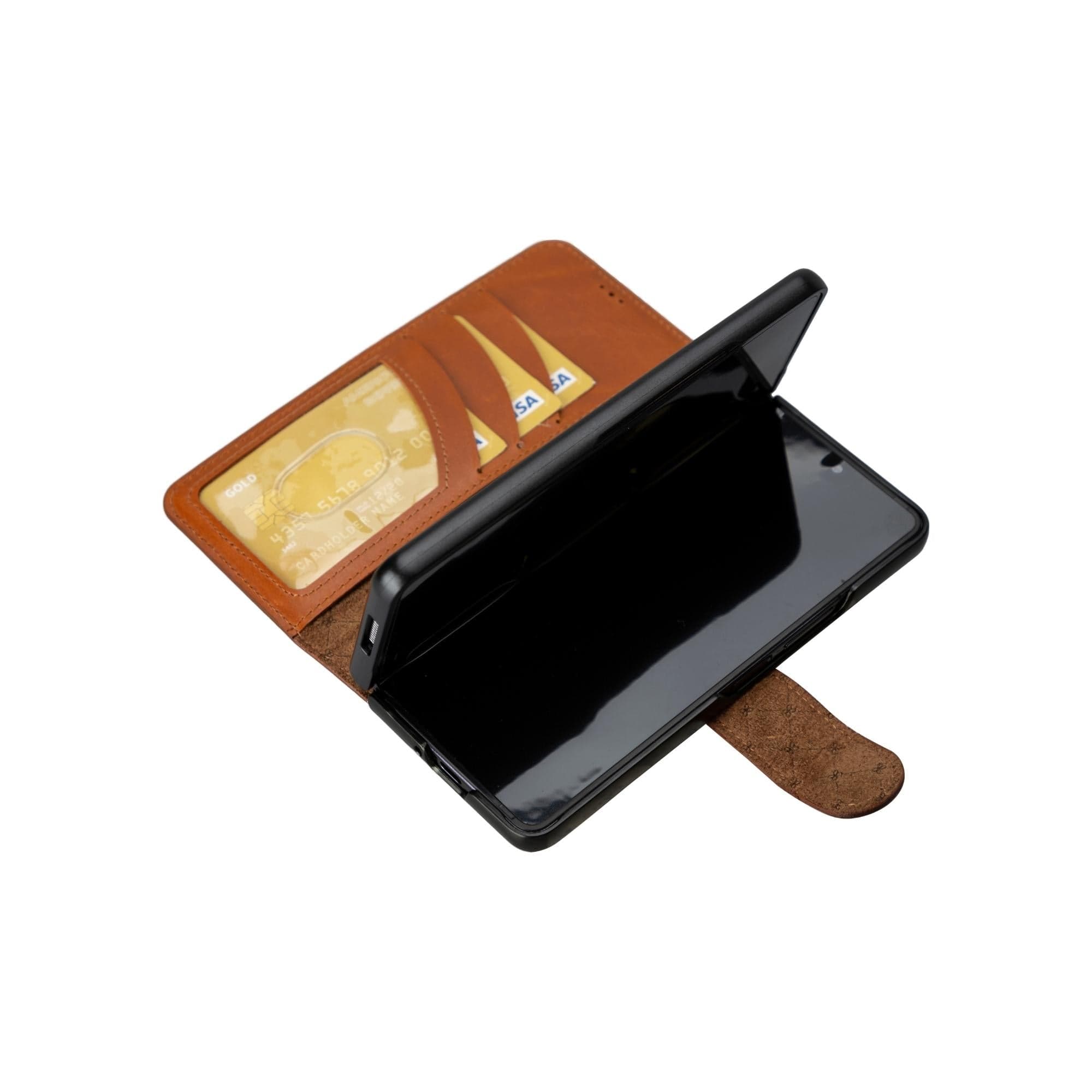 Wallet ID Samsung Galaxy Z Fold 5 Leather Folio Case