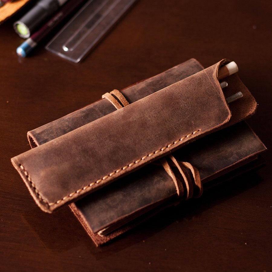 Leather Slim Pen Holder