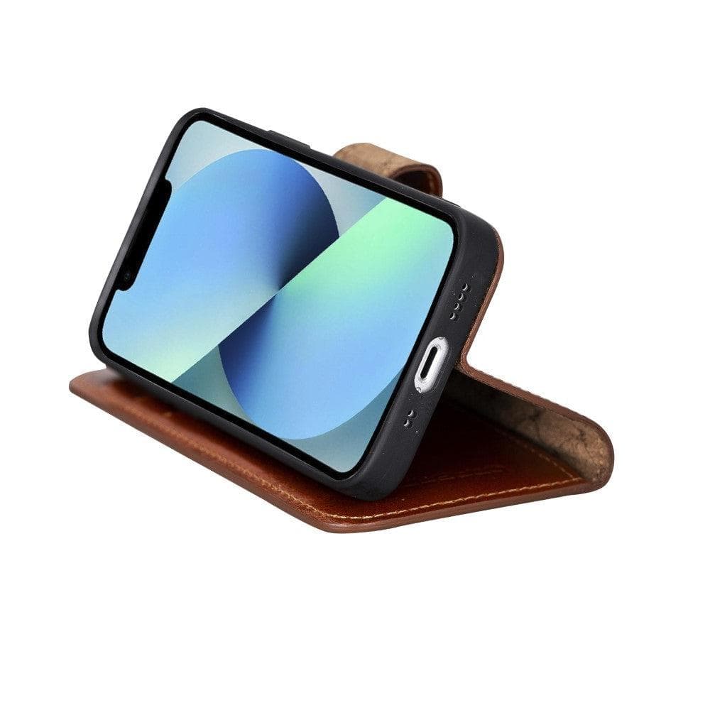 Wallet Case iPhone 13 Mini Leather Folio Case