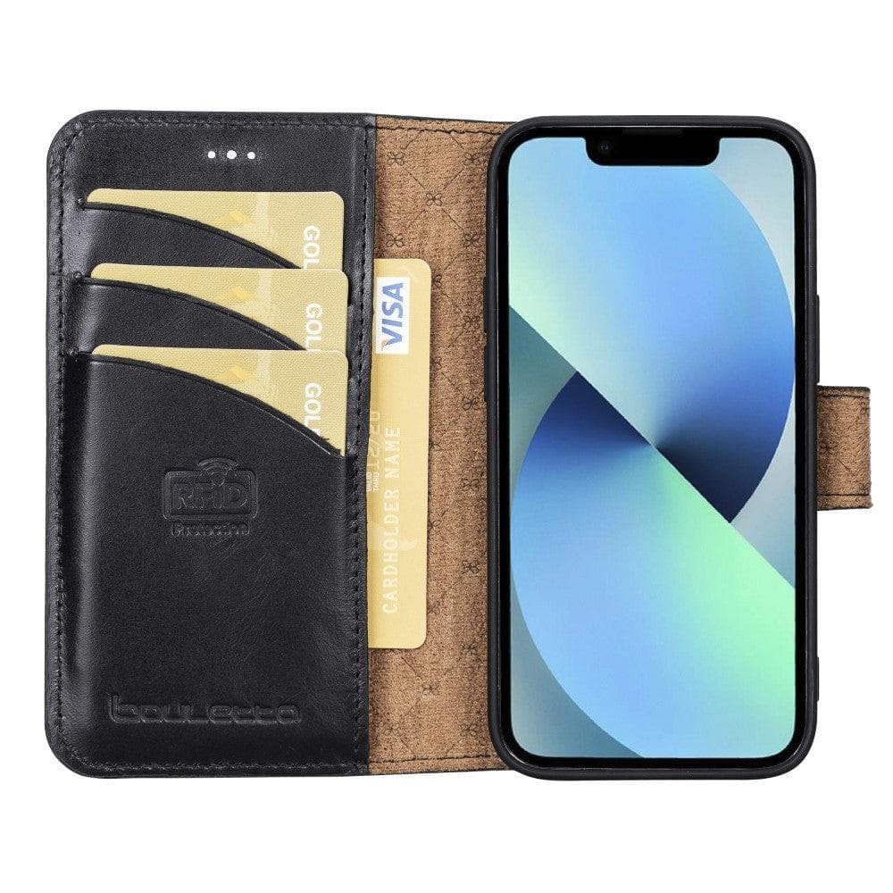 Wallet Case iPhone 13 Mini Leather Folio Case