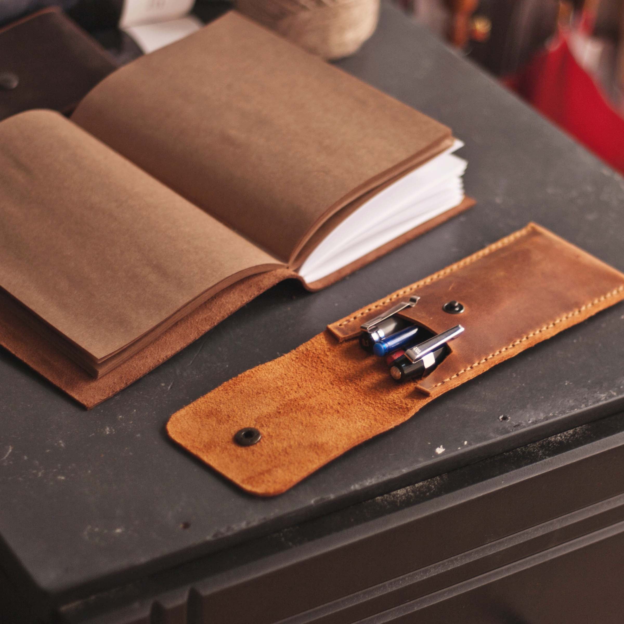 Pen Holder and Notebook Set (Large Notebook)